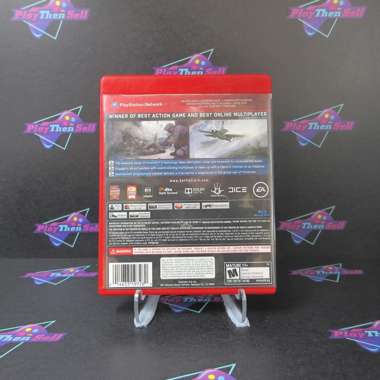 Battlefield 3 GH PS3 PlayStation 3 AD Complete CIB - (See Pics)