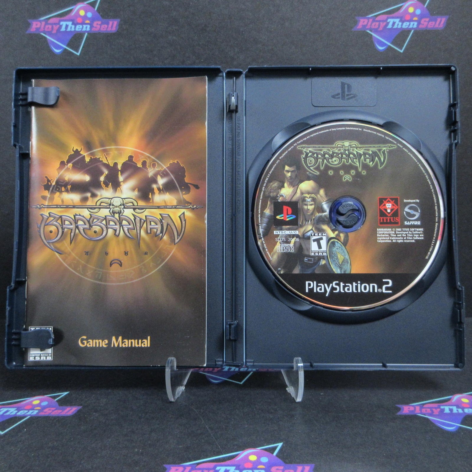 Barbarian PS2 PlayStation 2 + Reg Card Complete - 1 Year Warranty EX Cond