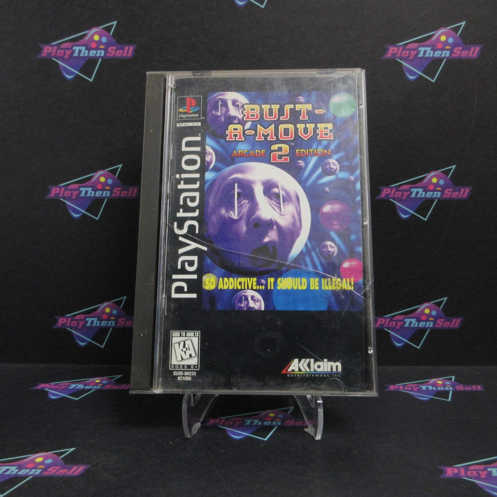 Bust-a-Move 2 Long Box PS1 PlayStation 1 + Reg Card Complete  - 1 Year Warrant..