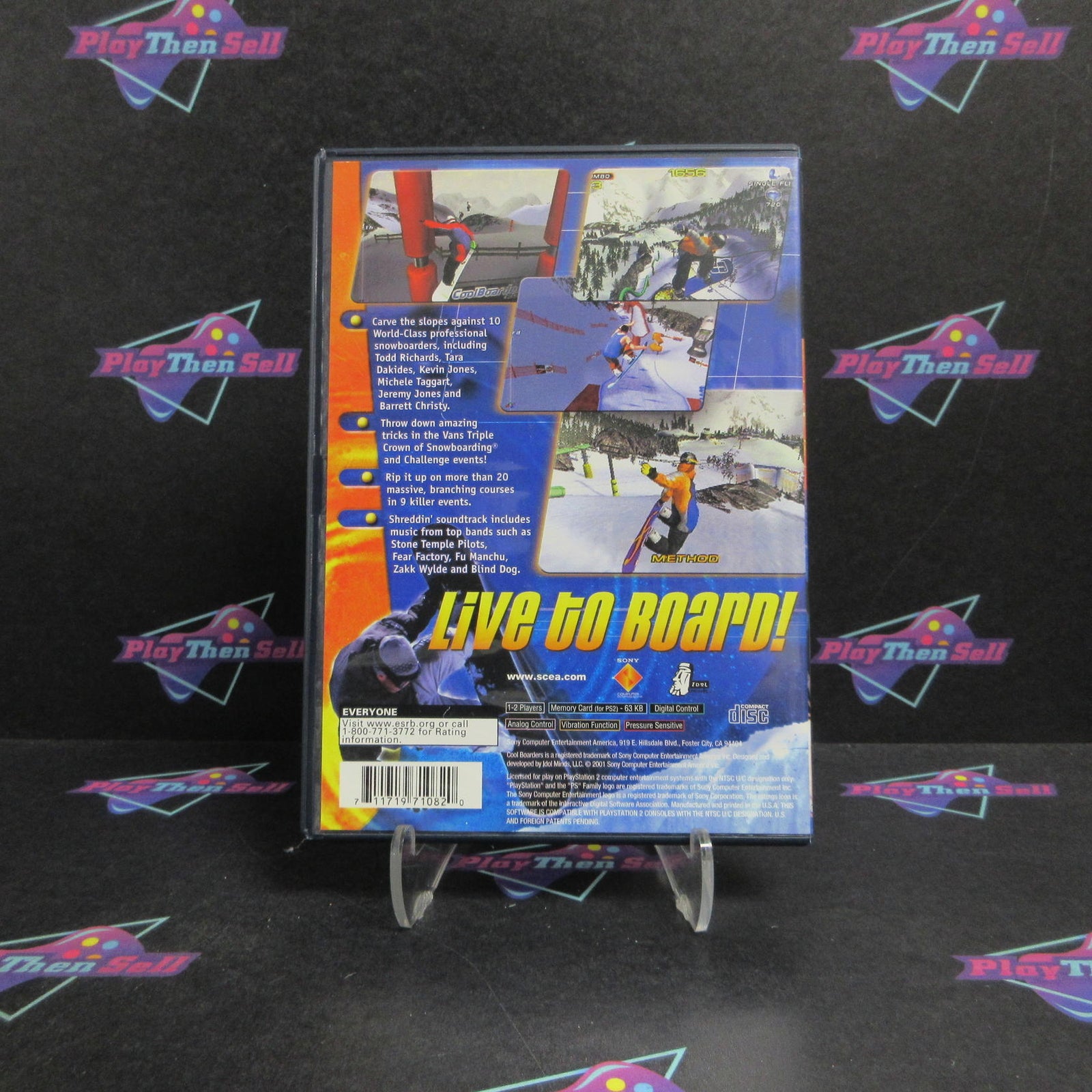 Cool Boarders 2001 PS2 PlayStation 2 - 1 Year Warranty Game & Case