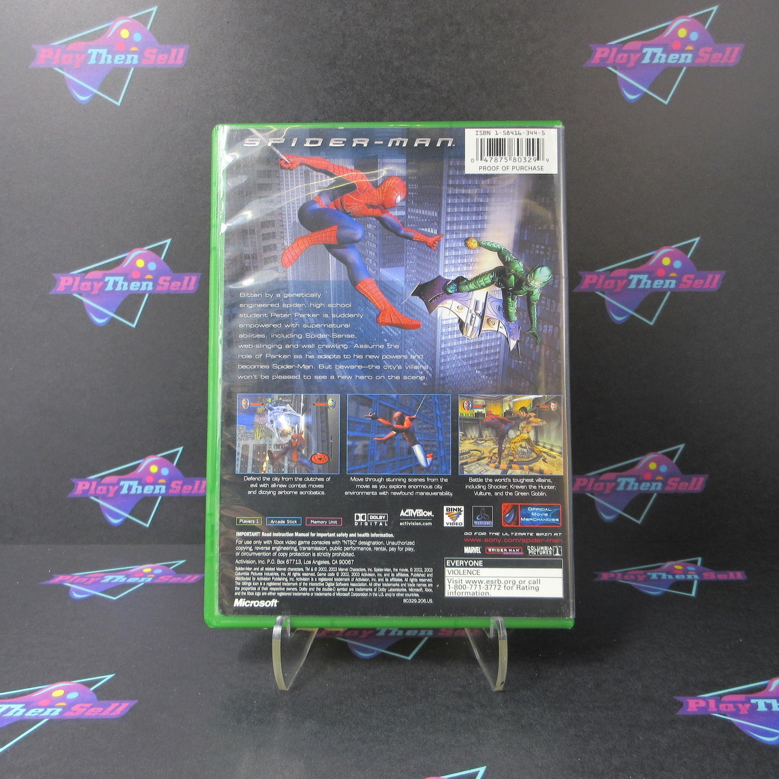 Spider-Man Xbox PH + Reg Card Complete - 1 Year Warranty EX Cond
