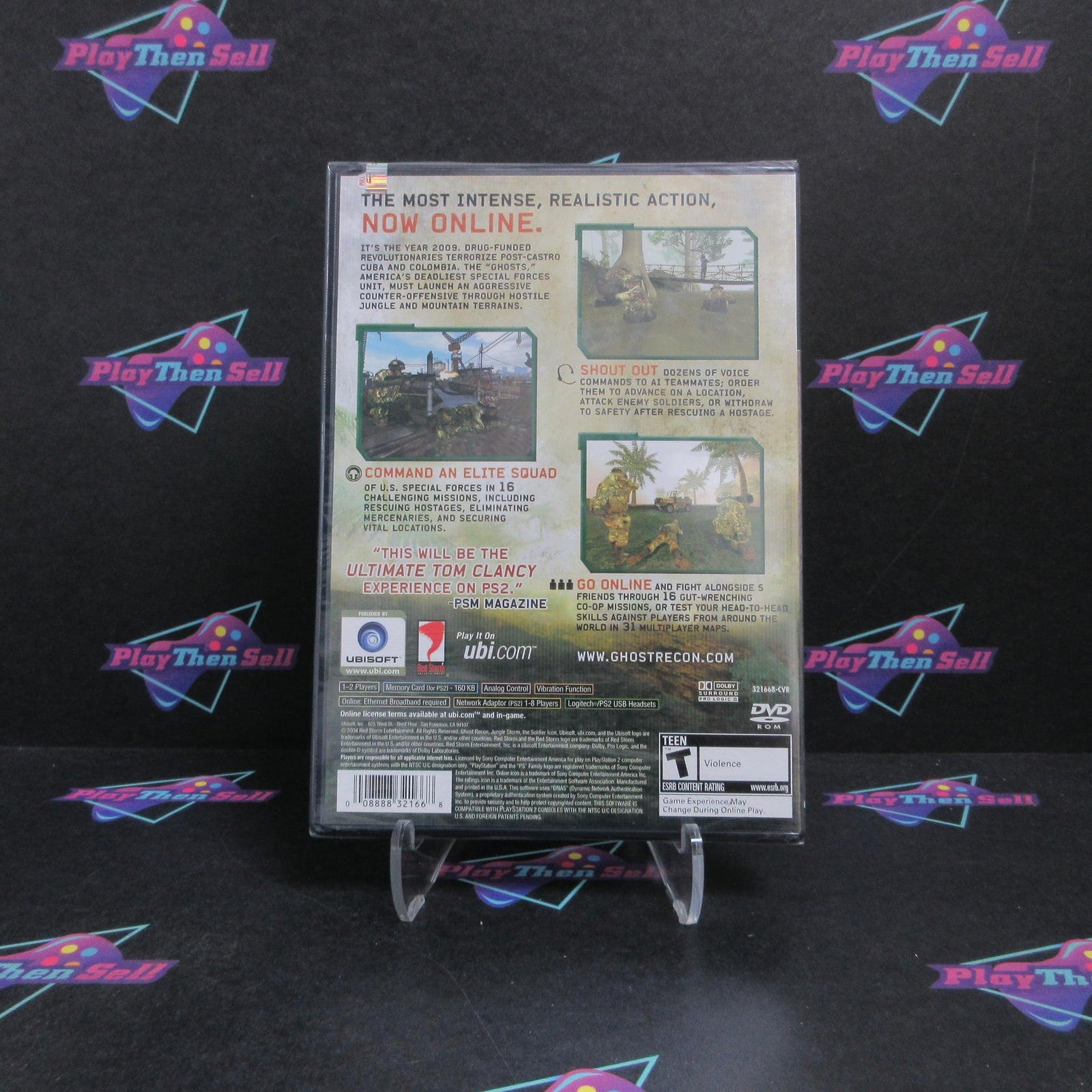 Tom Clancy's Ghost Recon Jungle Storm PS2 PlayStation 2 Brand New - Sealed