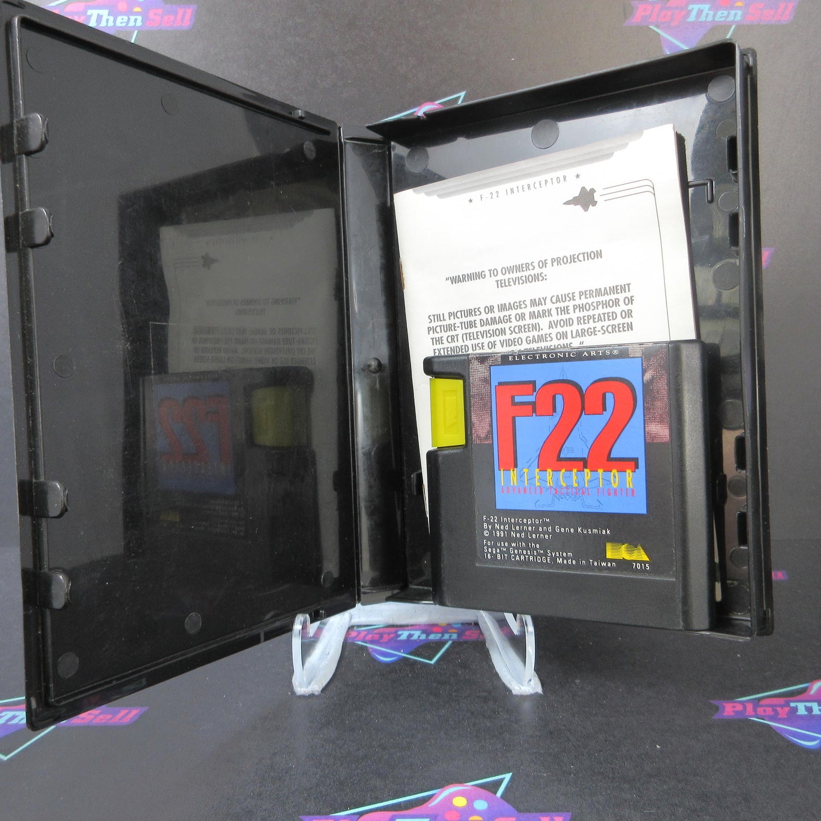 F-22 Interceptor Sega Genesis Boxed Complete - 1 Year Warranty VG