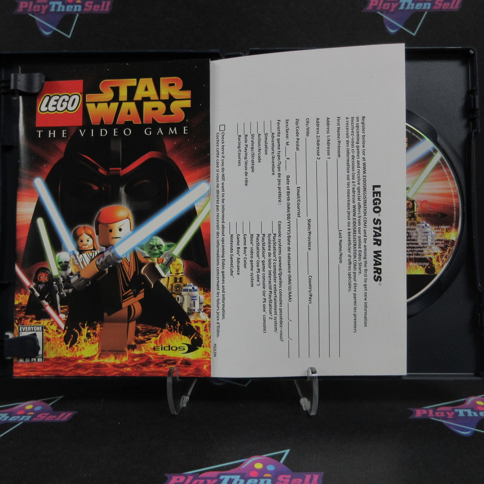 LEGO Star Wars PS2 PlayStation 2 + Reg Card Complete - 1 Year Warranty EX Cond