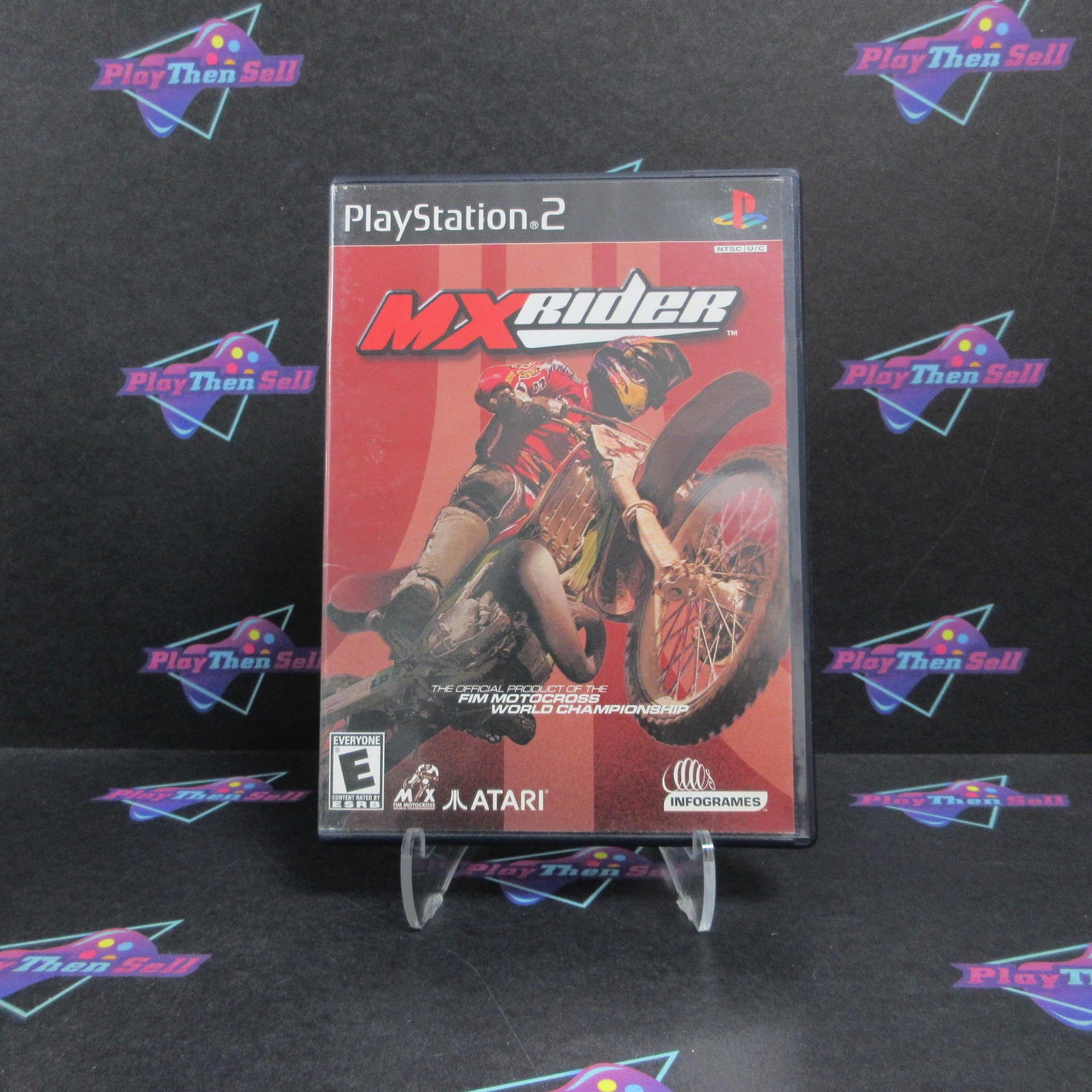 MX Rider PS2 PlayStation 2 AD/NM - (See Pics)