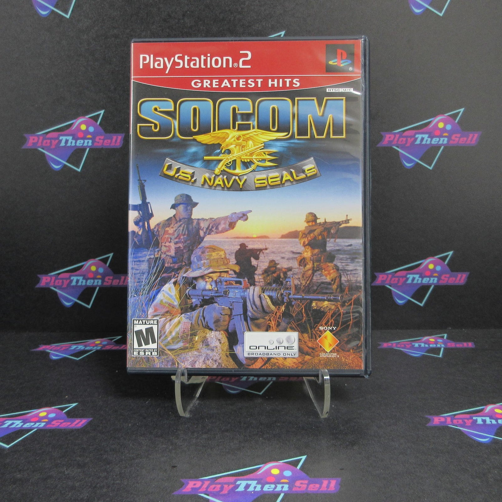 SOCOM U.S. Navy Seals PS2 PlayStation 2 GH - Complete CIB