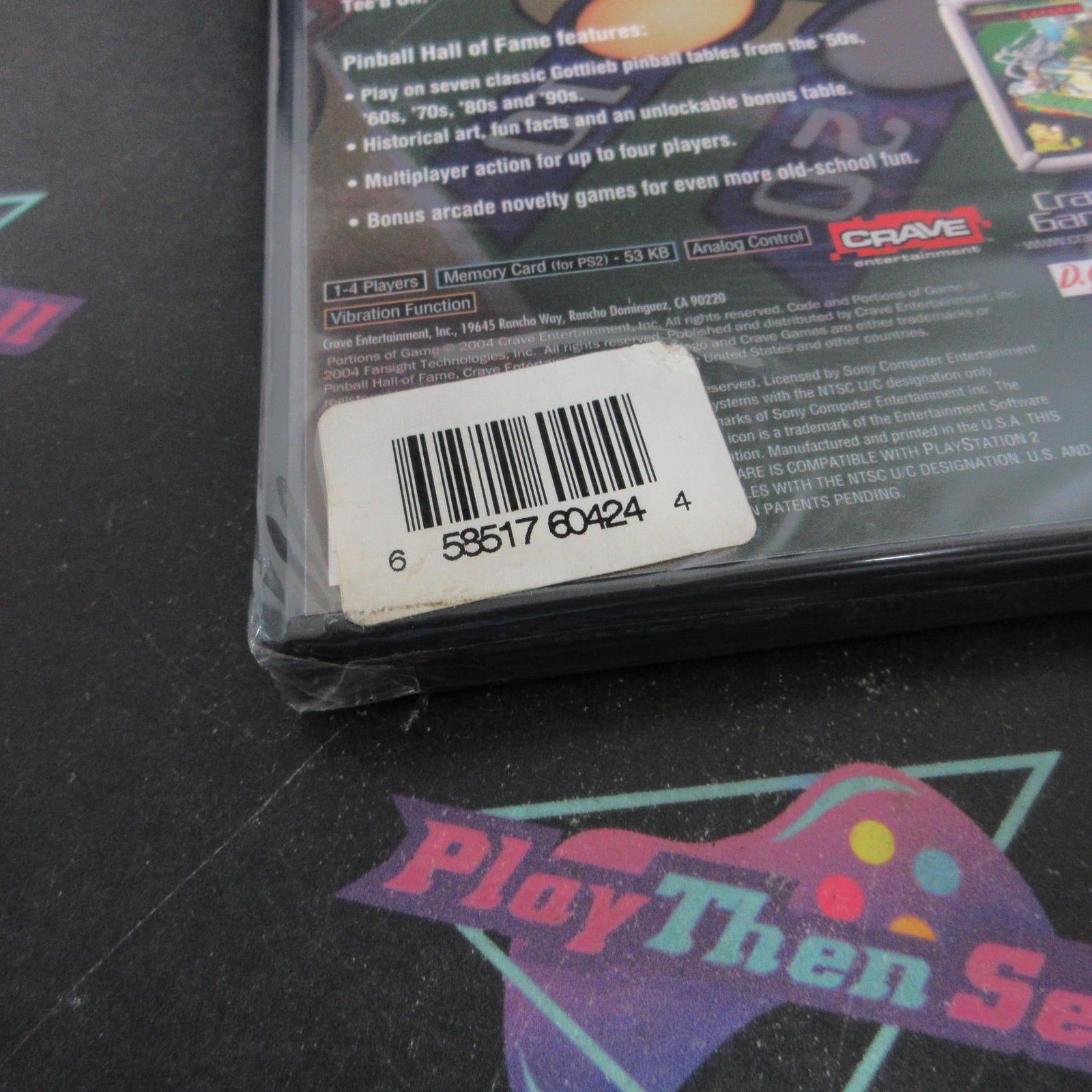 Pinball Hall of Fame The Gottlieb Collection PS2 PlayStation 2 - See Pics  Bra..