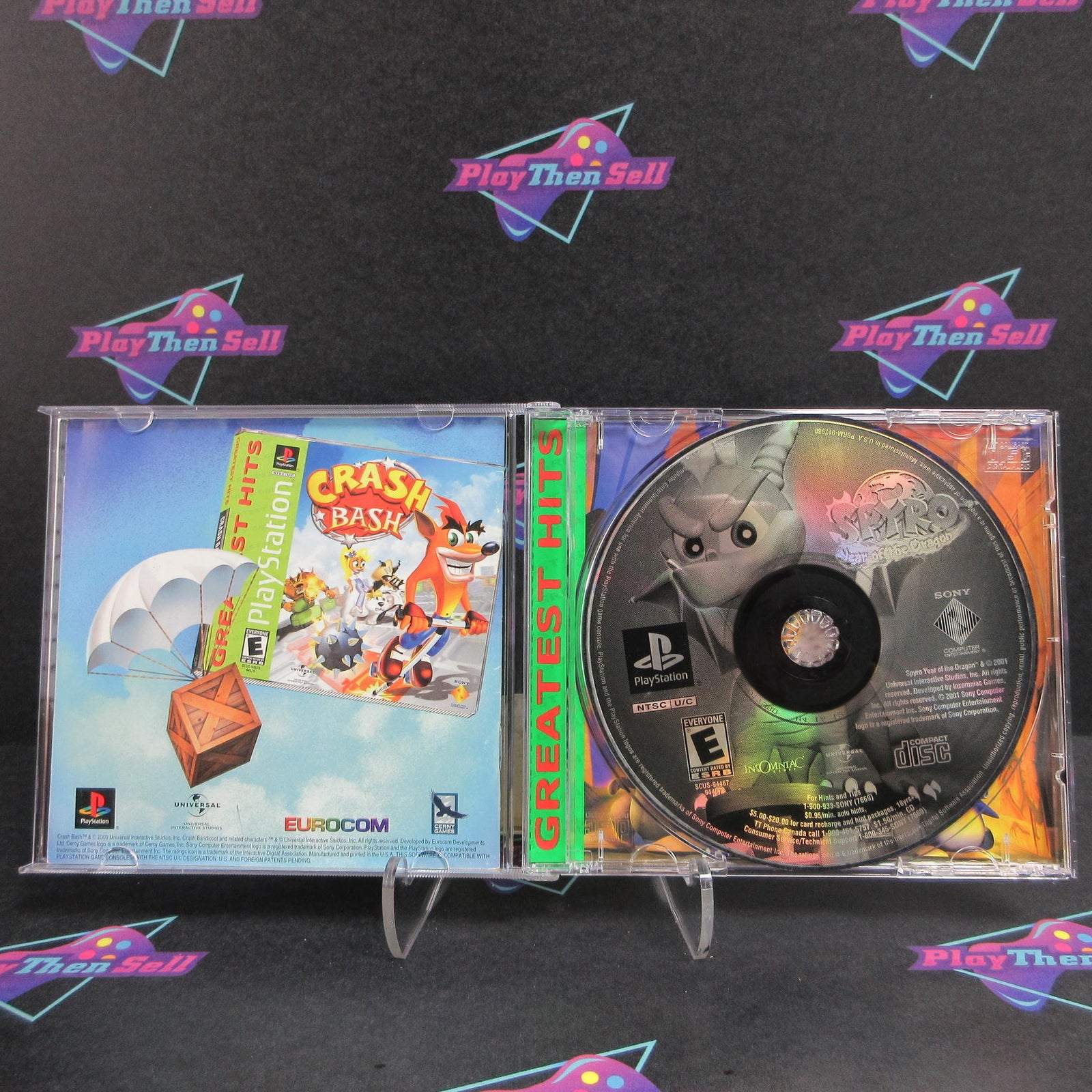 Spyro Year of the Dragon PS1 PlayStation 1 GH Complete - 1 Year Warranty EX Cond