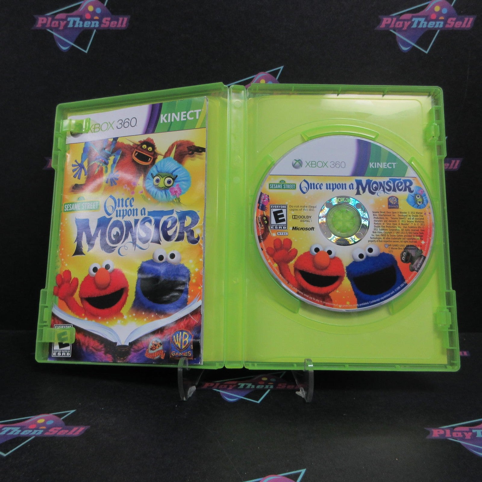 Sesame Street Once Upon A Monster Xbox 360 Complete - 1 Year Warranty VG