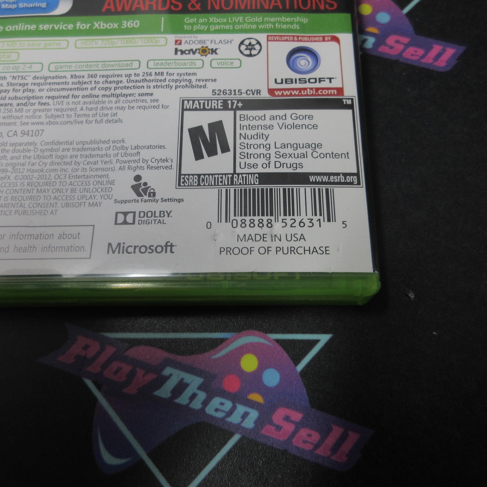 Far Cry 3 Xbox 360 Complete - 1 Year Warranty VG