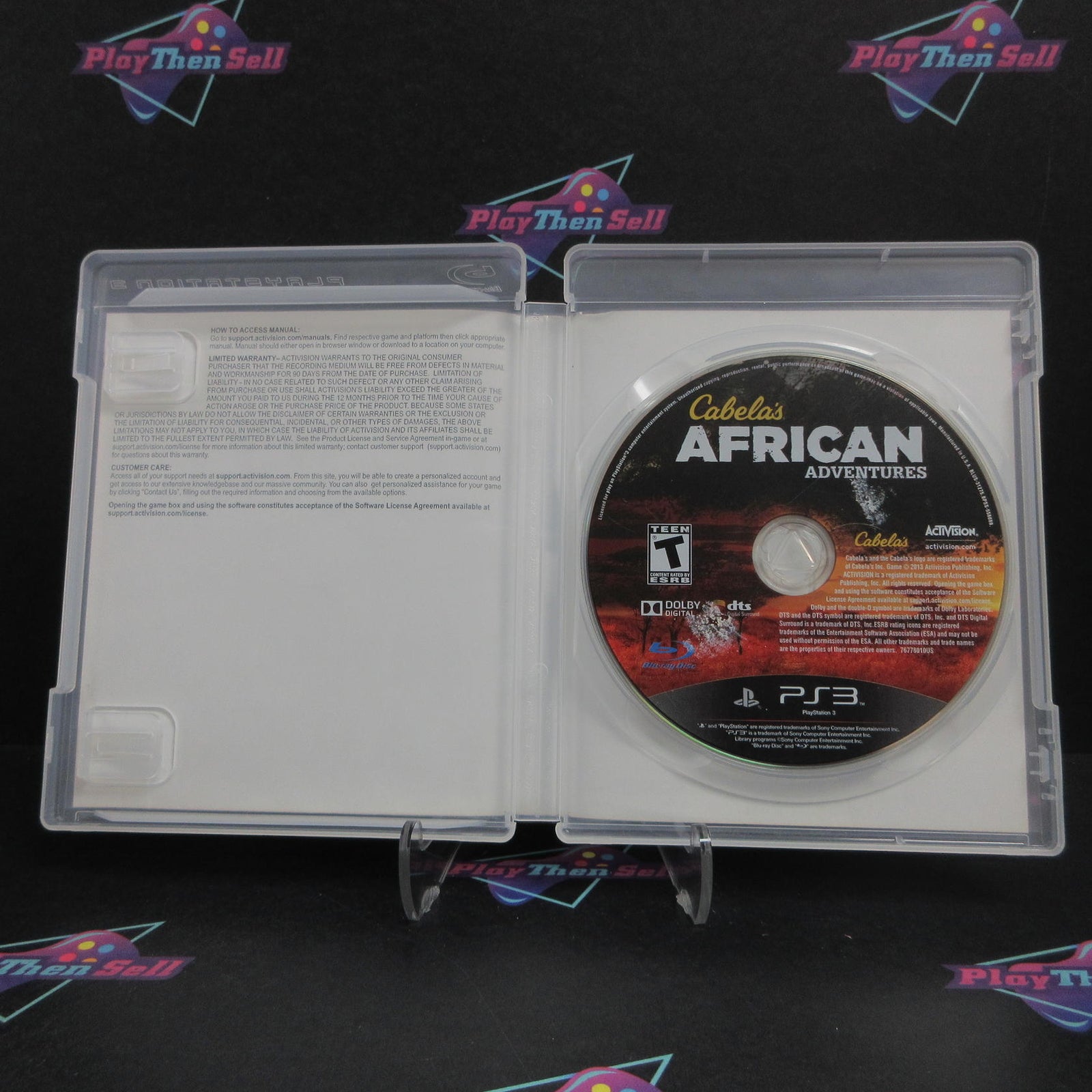 Cabela's African Adventures PS3 PlayStation 3 - 1 Year Warranty VG