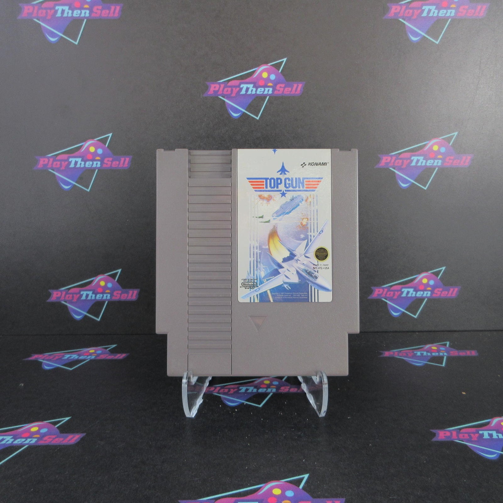 Top Gun Nintendo NES Cart Only Authentic / Tested - 1 Year Warranty VG