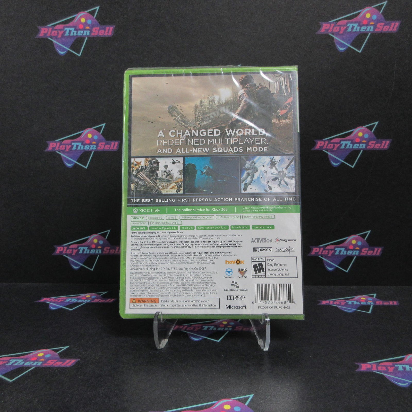 Call of Duty Ghosts Xbox 360 Brand New - Sealed