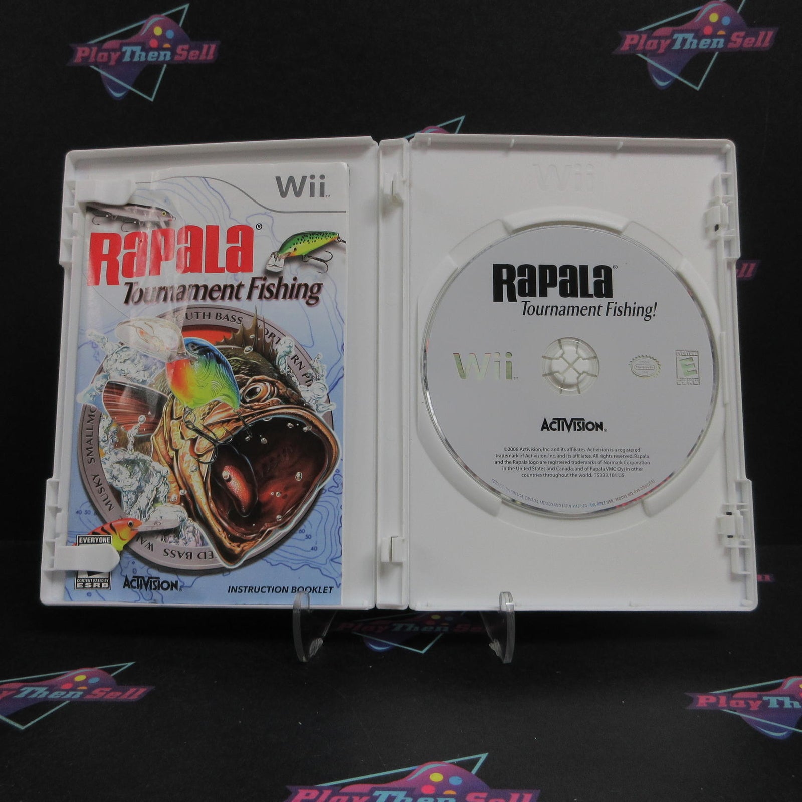 Rapala Tournament Fishing Nintendo Wii Complete - 1 Year Warranty VG