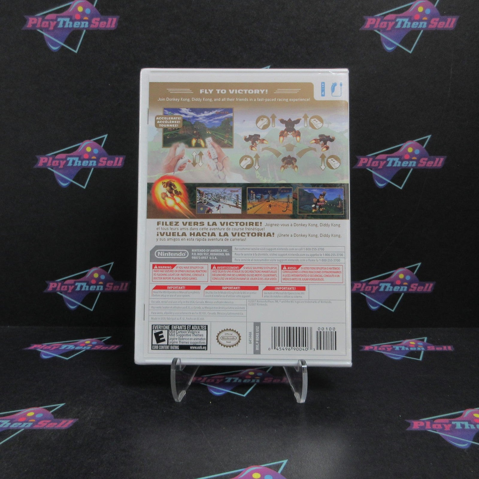 Donkey Kong Barrel Blast Nintendo Wii Brand New - Sealed