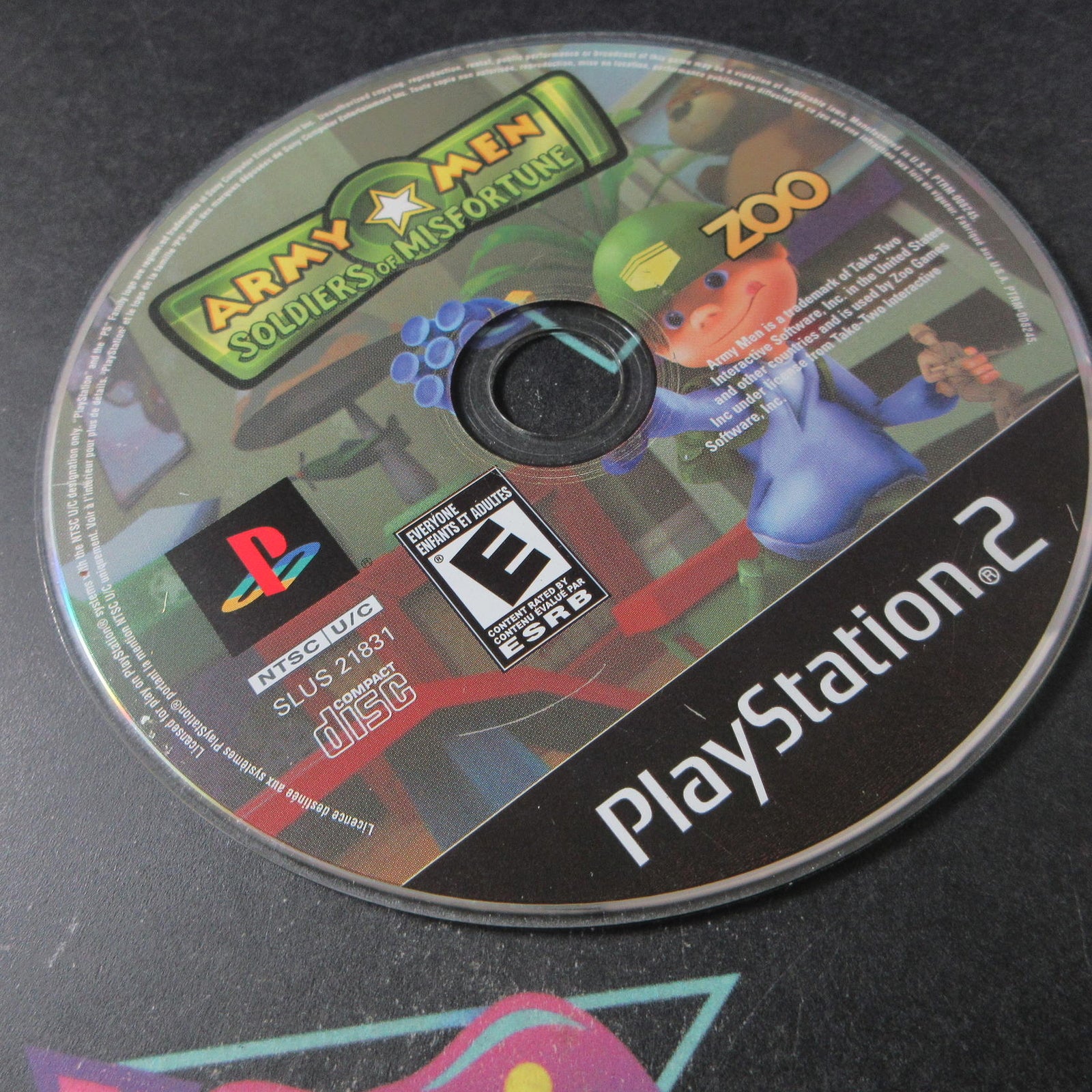 Army Men Soldiers of Misfortune PS2 PlayStation 2 DD/NM - (See Pics)