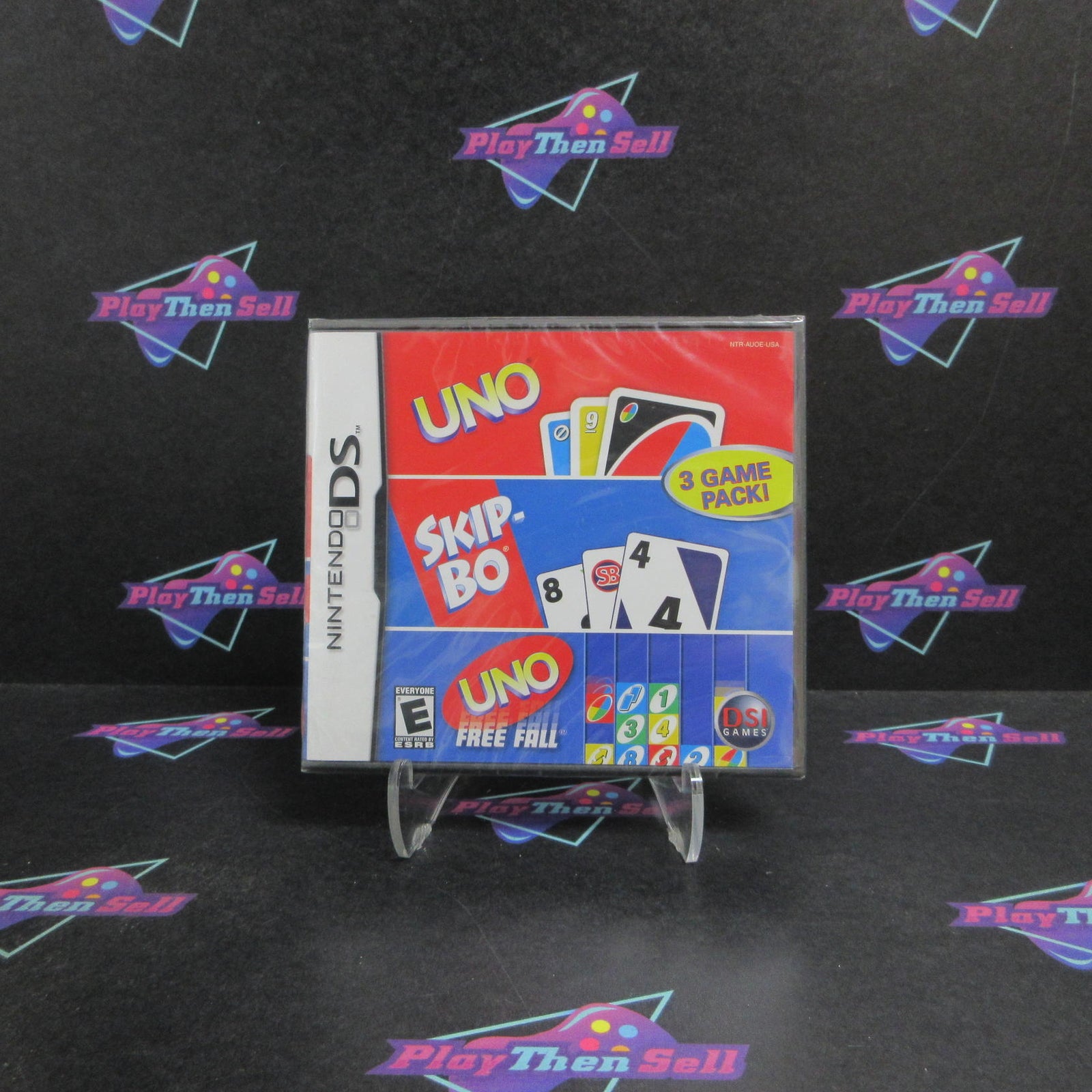 Uno/Skip-Bo/Uno Freefall 3 Game Pack Nintendo DS Brand New - Sealed