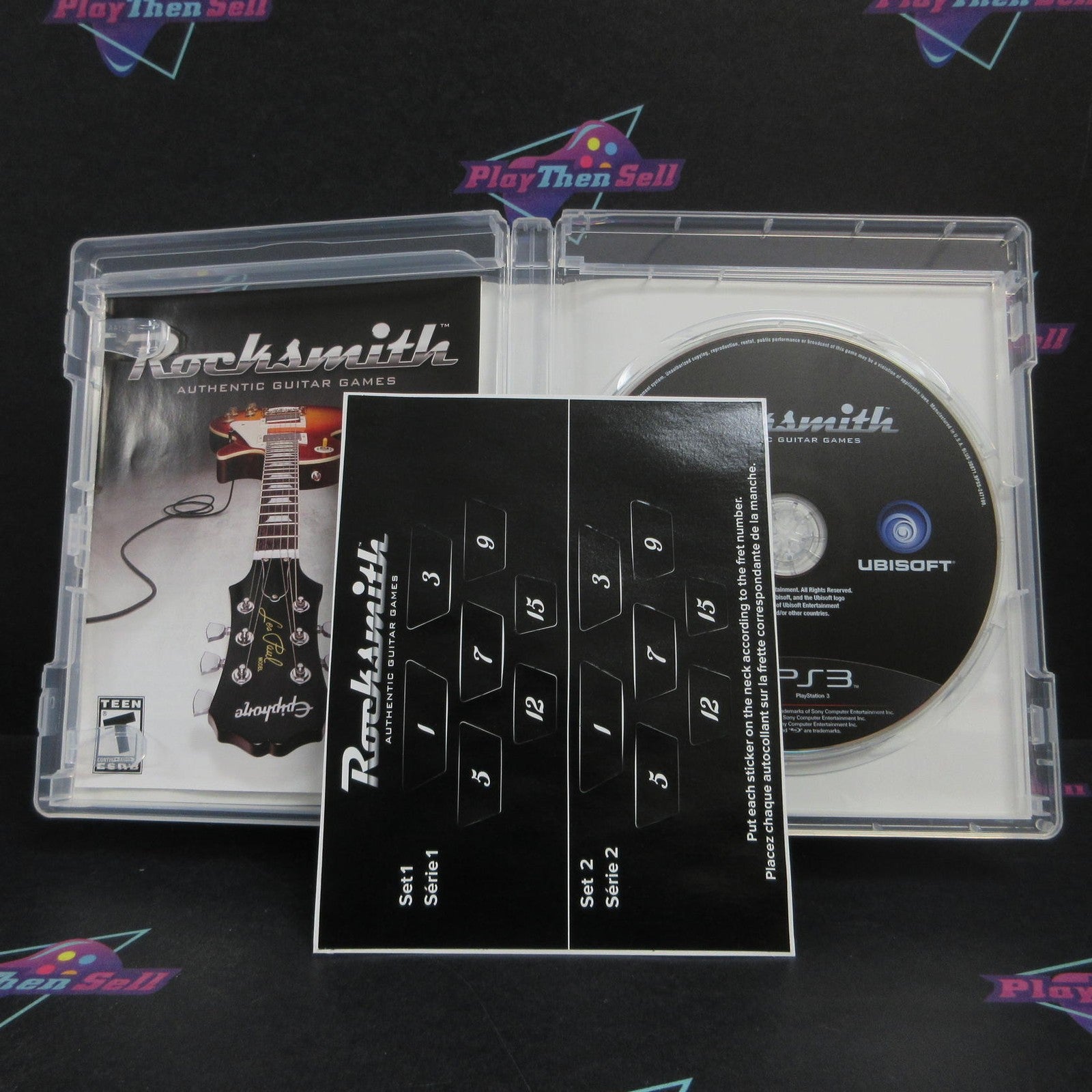 Rocksmith Best Buy Exclusive PS3 + Stickers/Poster Complete  - 1 Year Warranty..