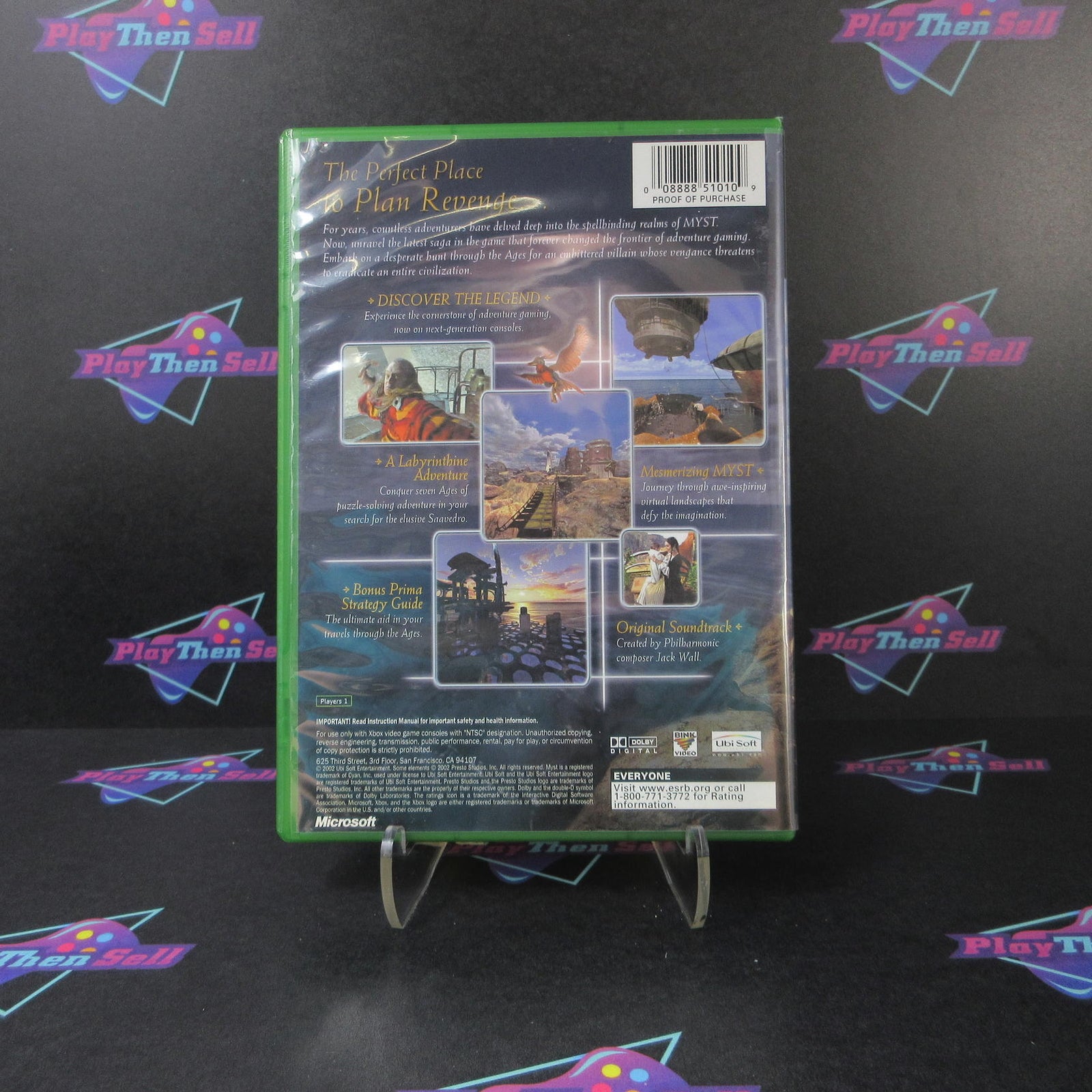 Myst III Exile Xbox Complete - 1 Year Warranty EX Cond