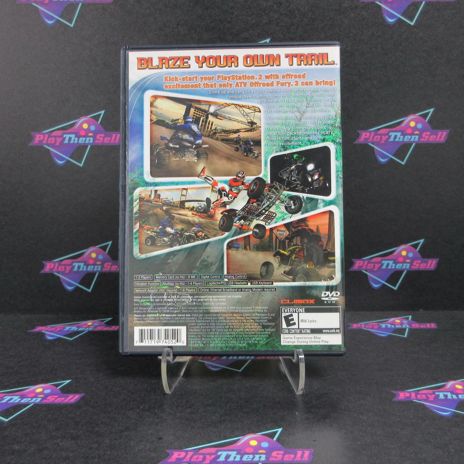 ATV Offroad Fury 3 PS2 PlayStation 2 Complete - 1 Year Warranty EX Cond