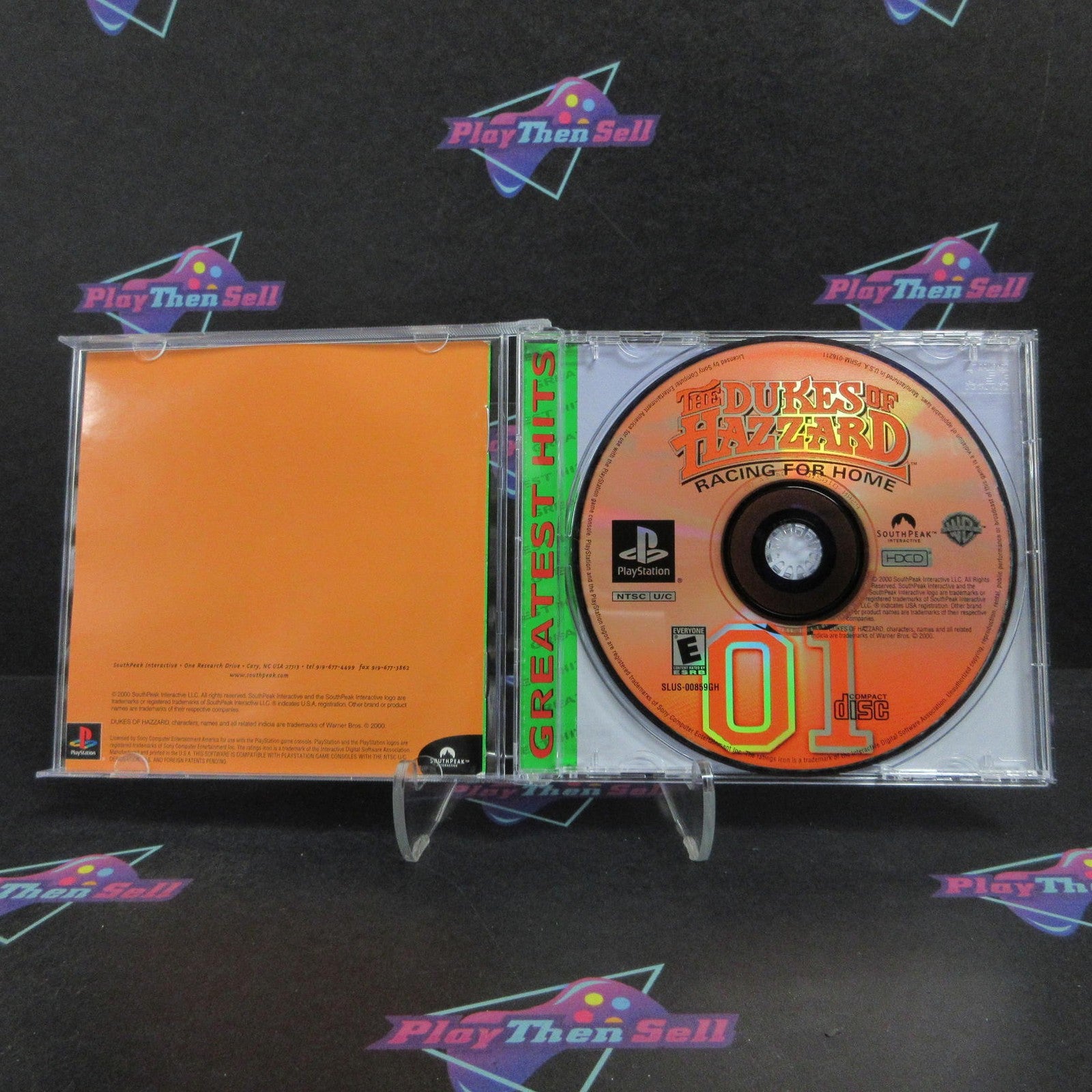 Dukes of Hazzard Racing for Home PS1 PlayStation 1 GH Complete  - 1 Year Warra..