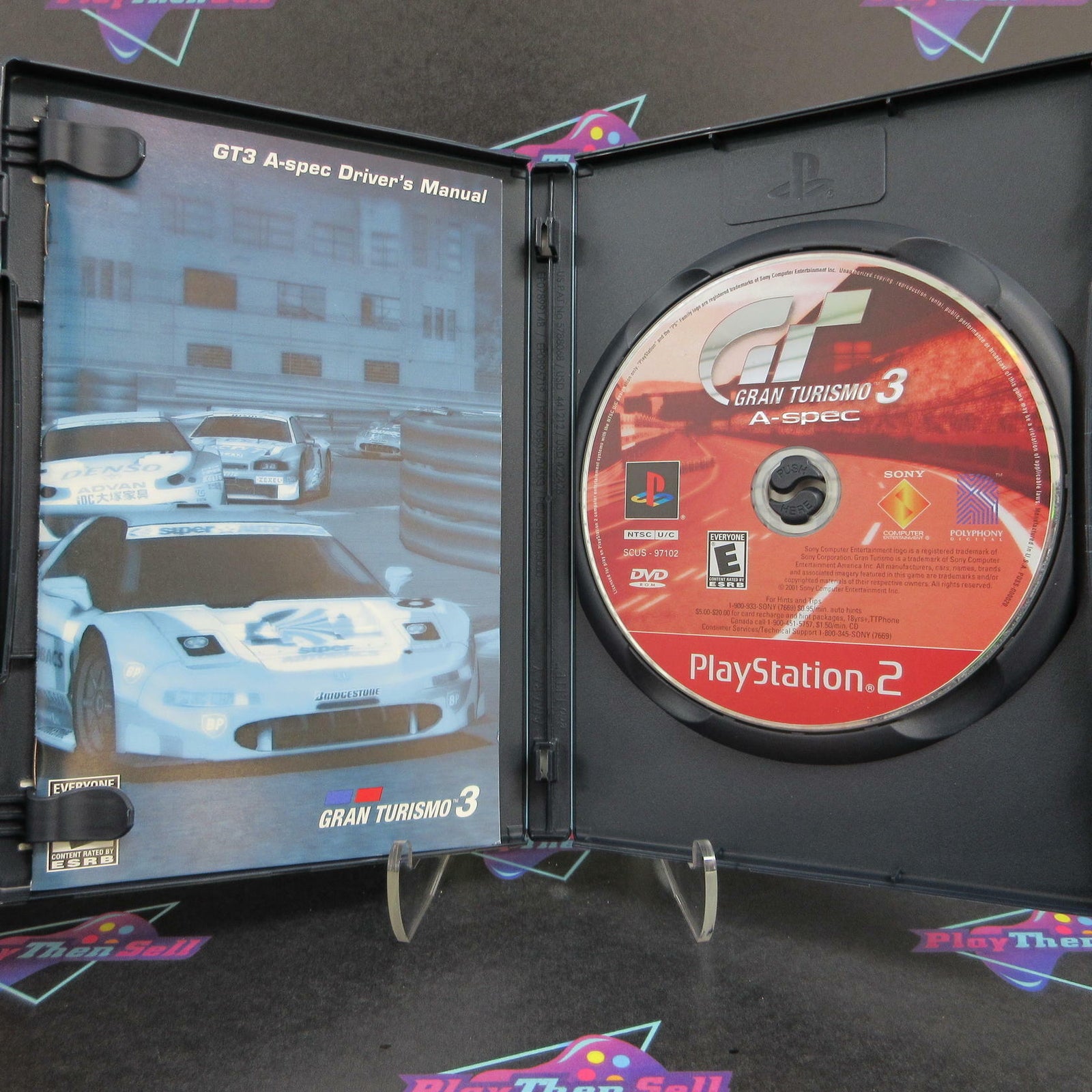 Gran Turismo 3 A-spec PS2 PlayStation 2 GH Complete - 1 Year Warranty EX Cond