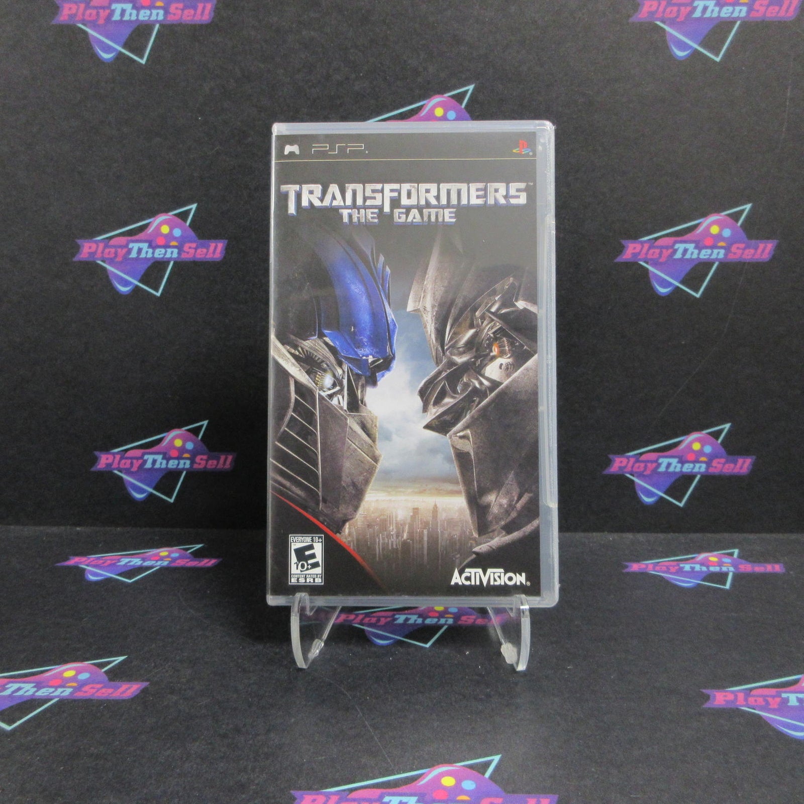 Transformers the Game Sony PSP Clear UMD Complete - 1 Year Warranty EX Cond