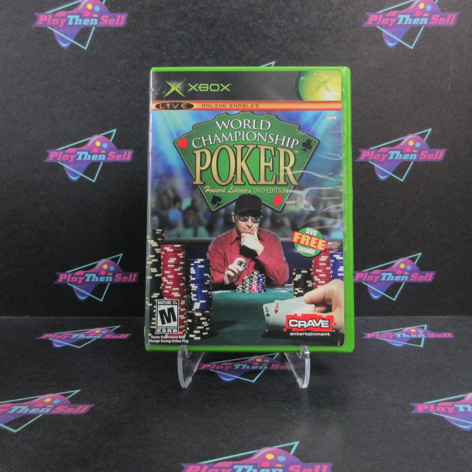 World Championship Poker DVD Edition Xbox + DVD Complete  - 1 Year Warranty EX..
