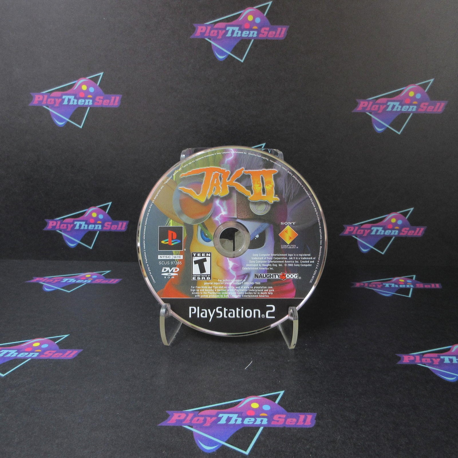 Jak II PS2 PlayStation 2 Disc Only - (See Pics)