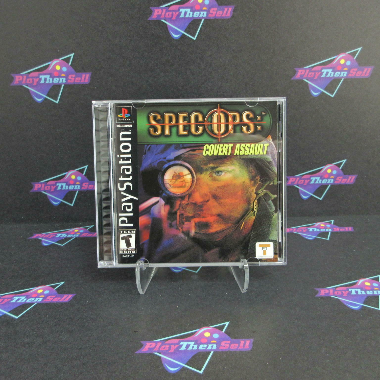 Spec Ops Covert Assault PS1 PlayStation 1 + Reg Card Complete  - 1 Year Warran..