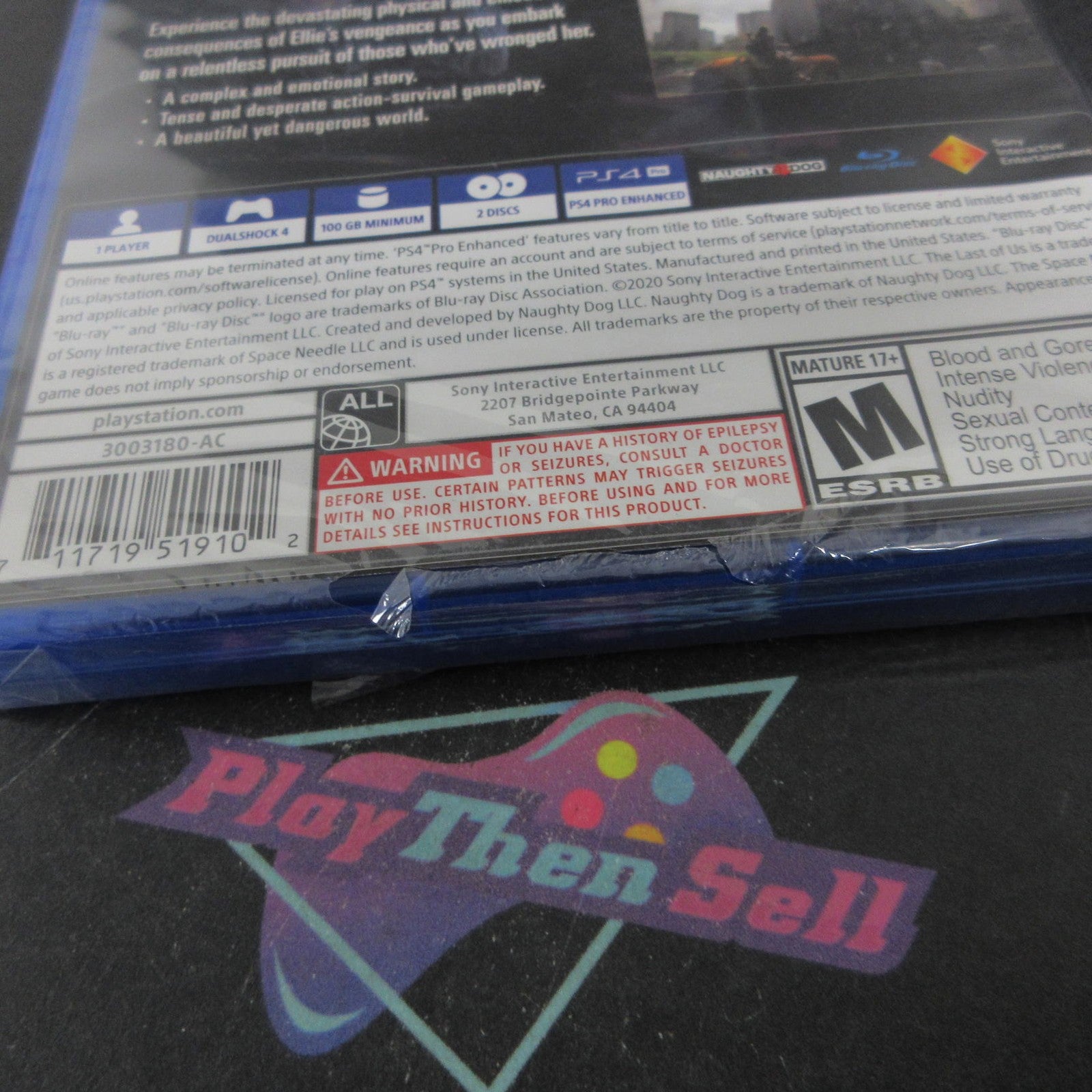 The Last of Us Part II PS4 PlayStation 4 - See Pics Brand New - Sealed