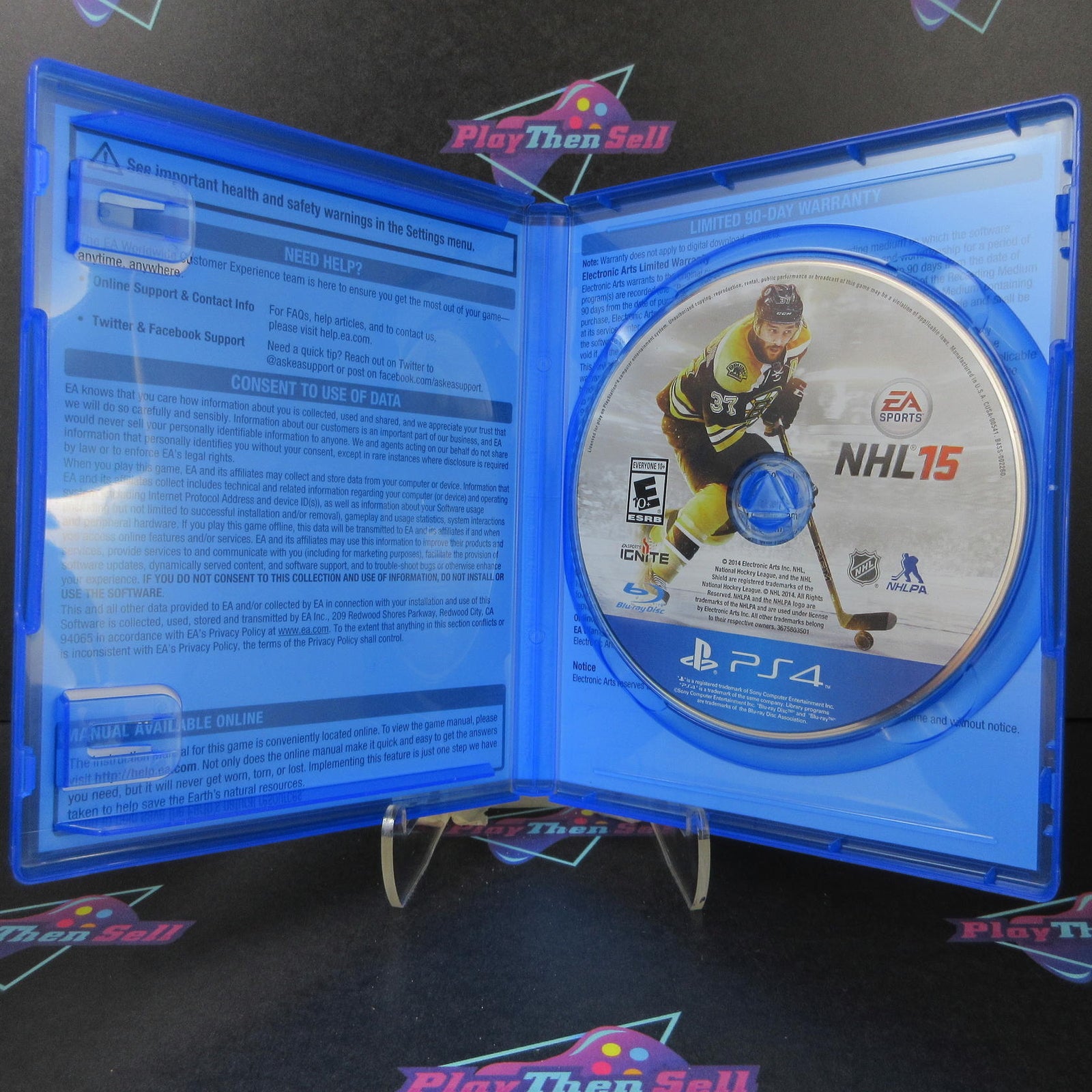 NHL 15 PS4 PlayStation 4 Complete - 1 Year Warranty EX Cond