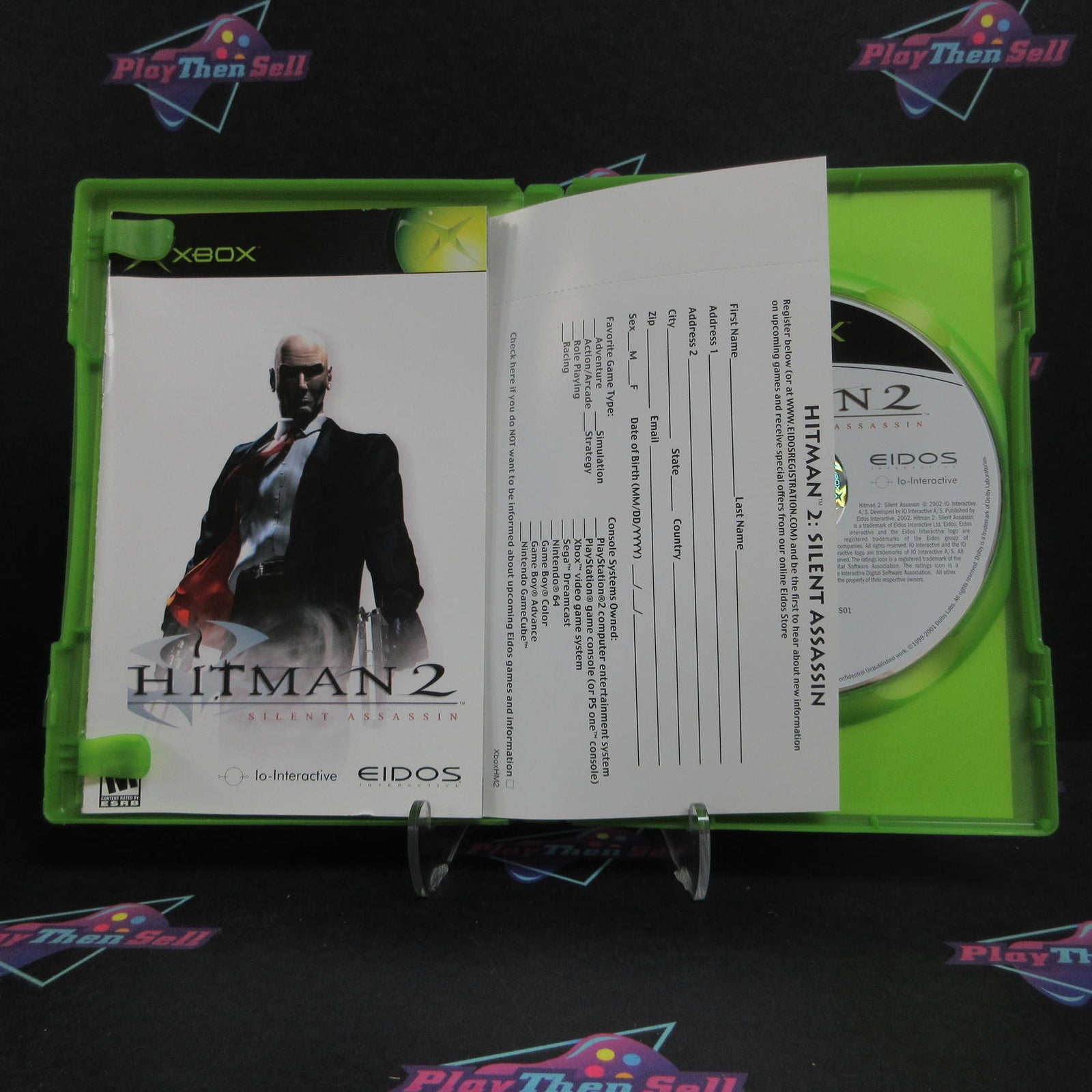 Hitman 2 Silent Assassin Xbox PH + Reg Card Complete - 1 Year Warranty EX Cond