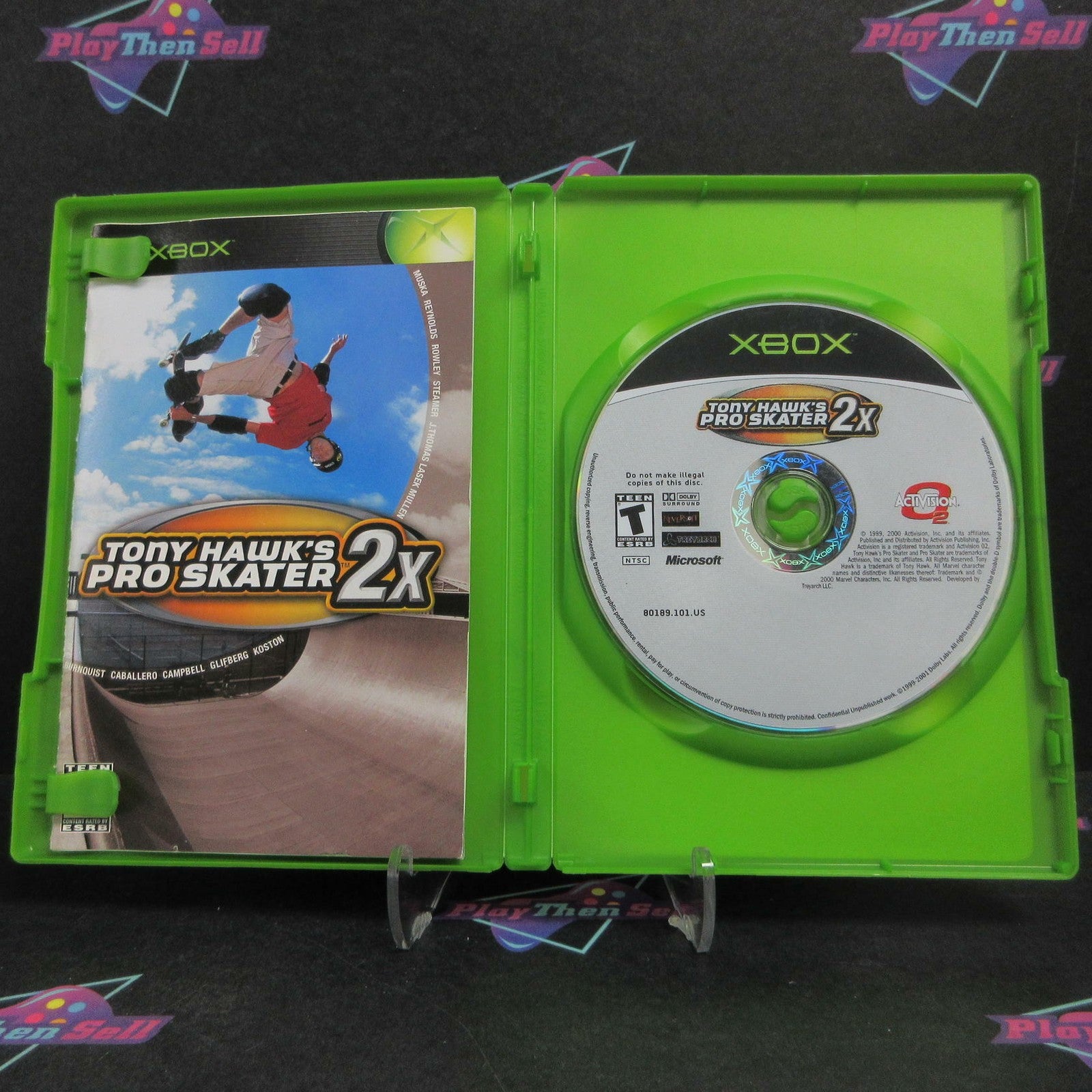 Tony Hawk's Pro Skater 2X Xbox + Reg Card Complete - 1 Year Warranty EX Cond