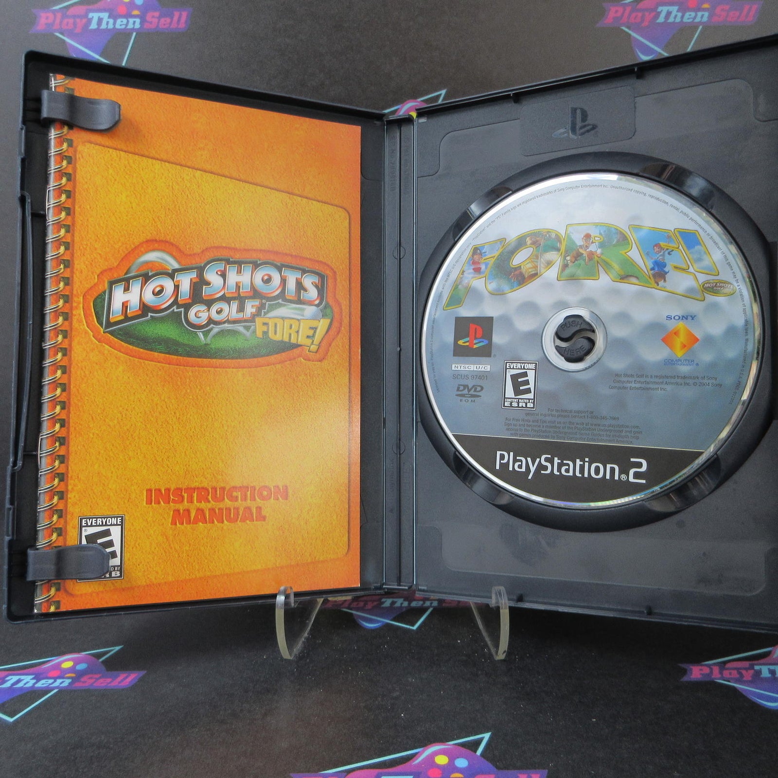 Hot Shots Golf Fore PS2 PlayStation 2 Complete - 1 Year Warranty EX Cond