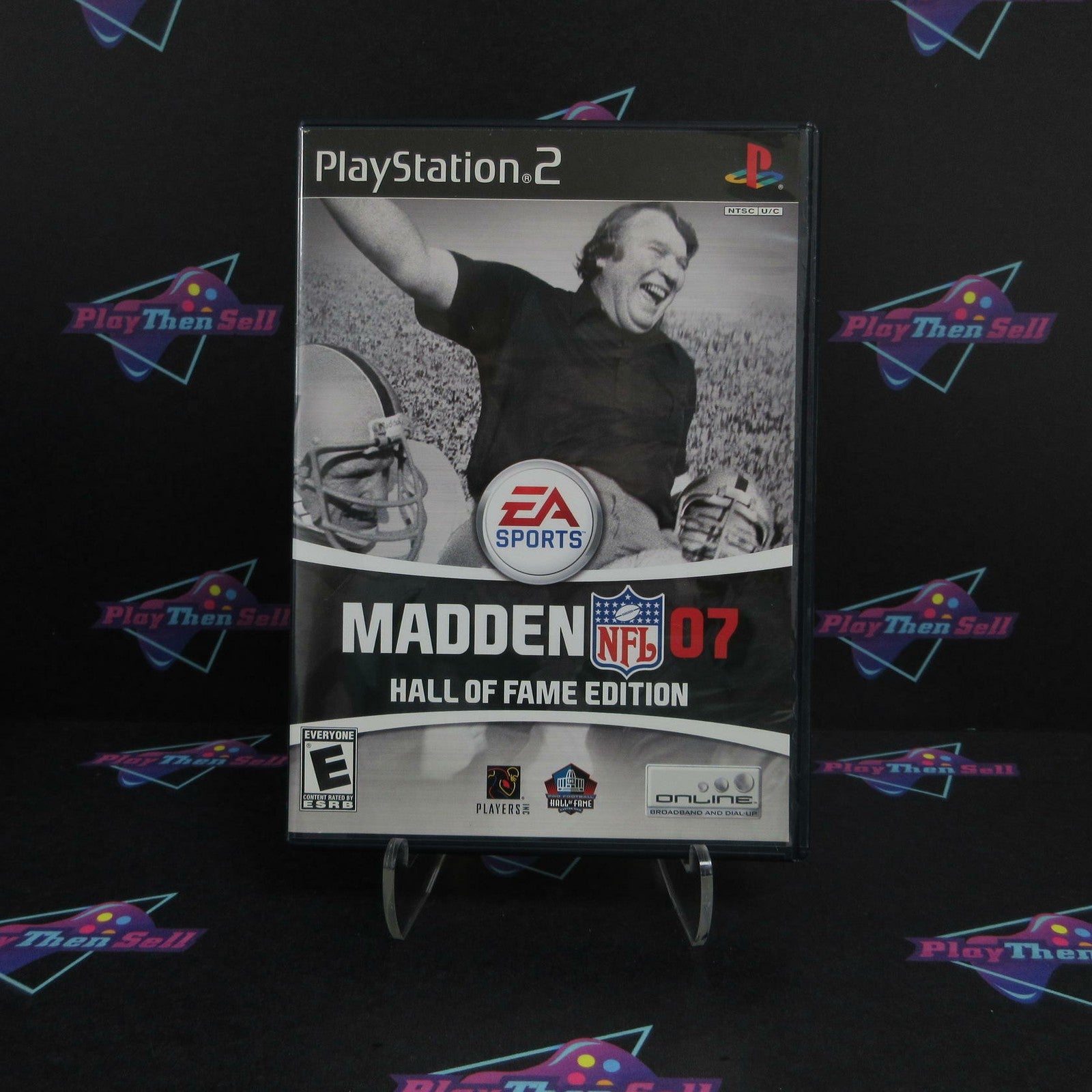 Madden NFL 07 Hall of Fame Edition PS2 + Sleeve / Bonus Disc CIB  - 1 Year War..