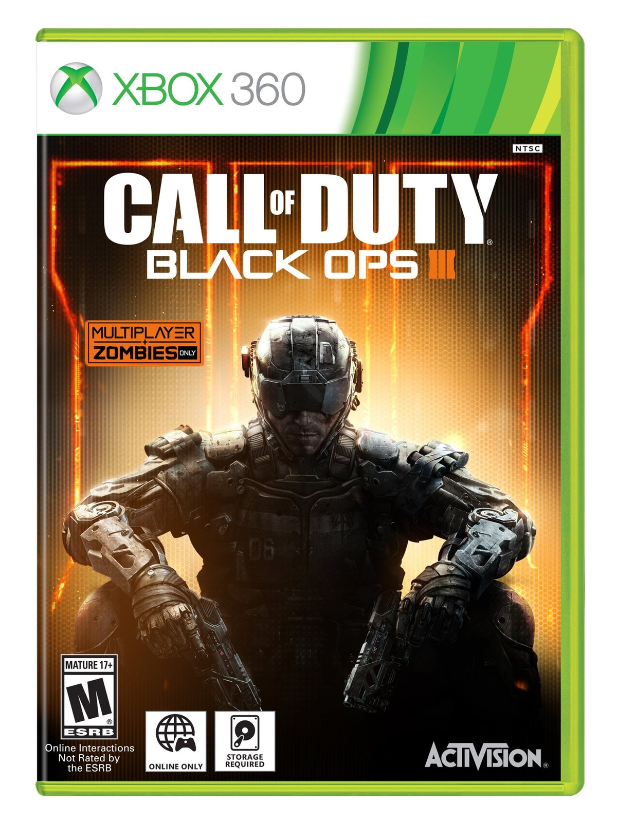 Call of Duty Black Ops III Multiplayer + Zombies Xbox 360 - 1 Year Warranty VG