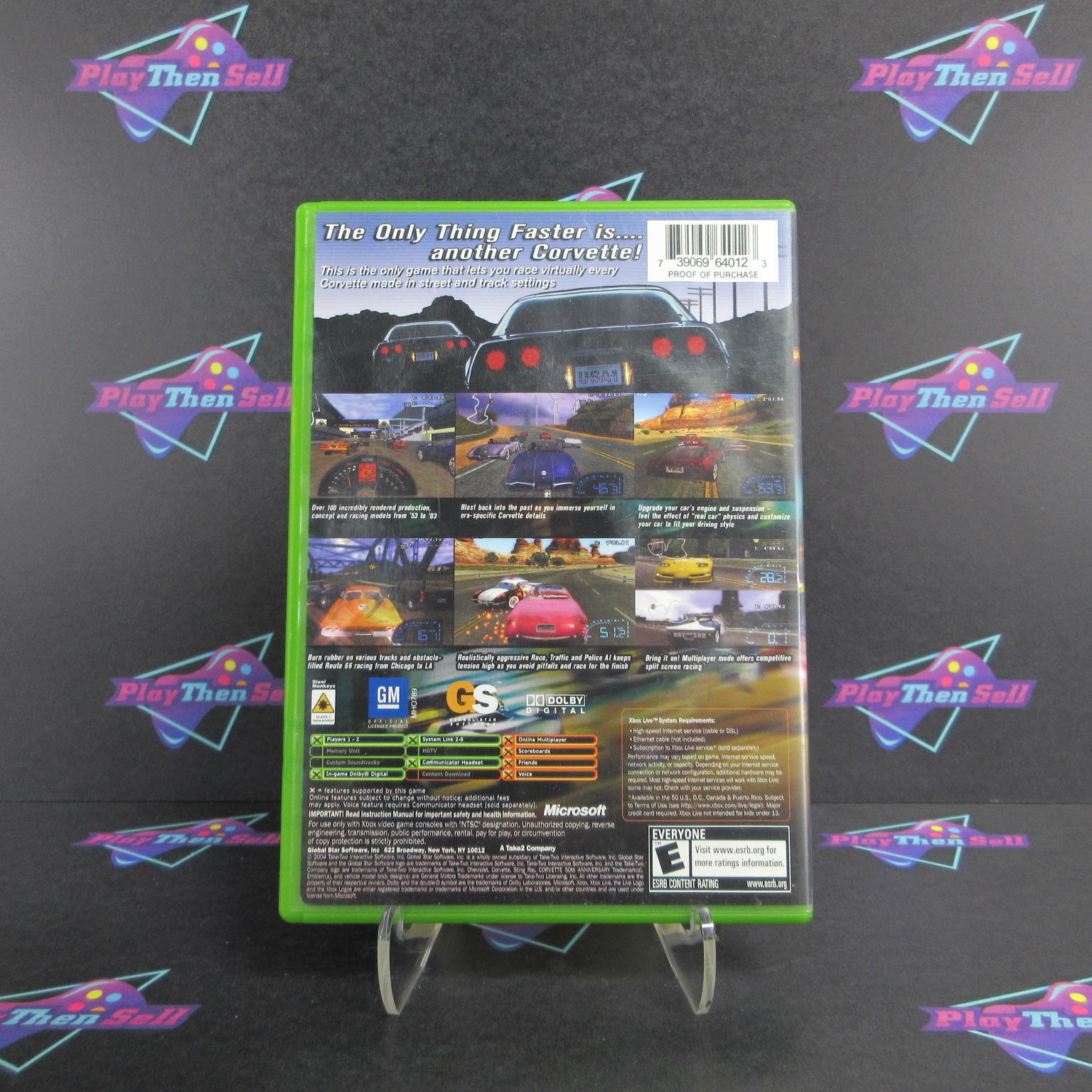 Corvette Xbox Complete - 1 Year Warranty VG