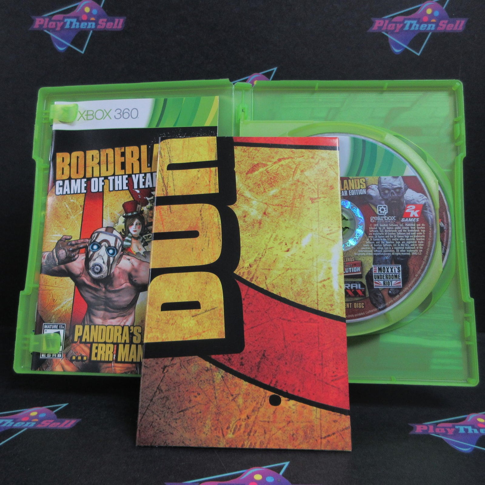 Borderlands GOTY Xbox 360 + Poster Complete - 1 Year Warranty EX Cond