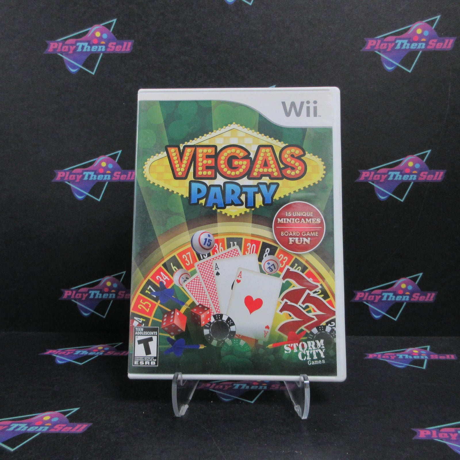 Vegas Party Nintendo Wii Complete - 1 Year Warranty VG