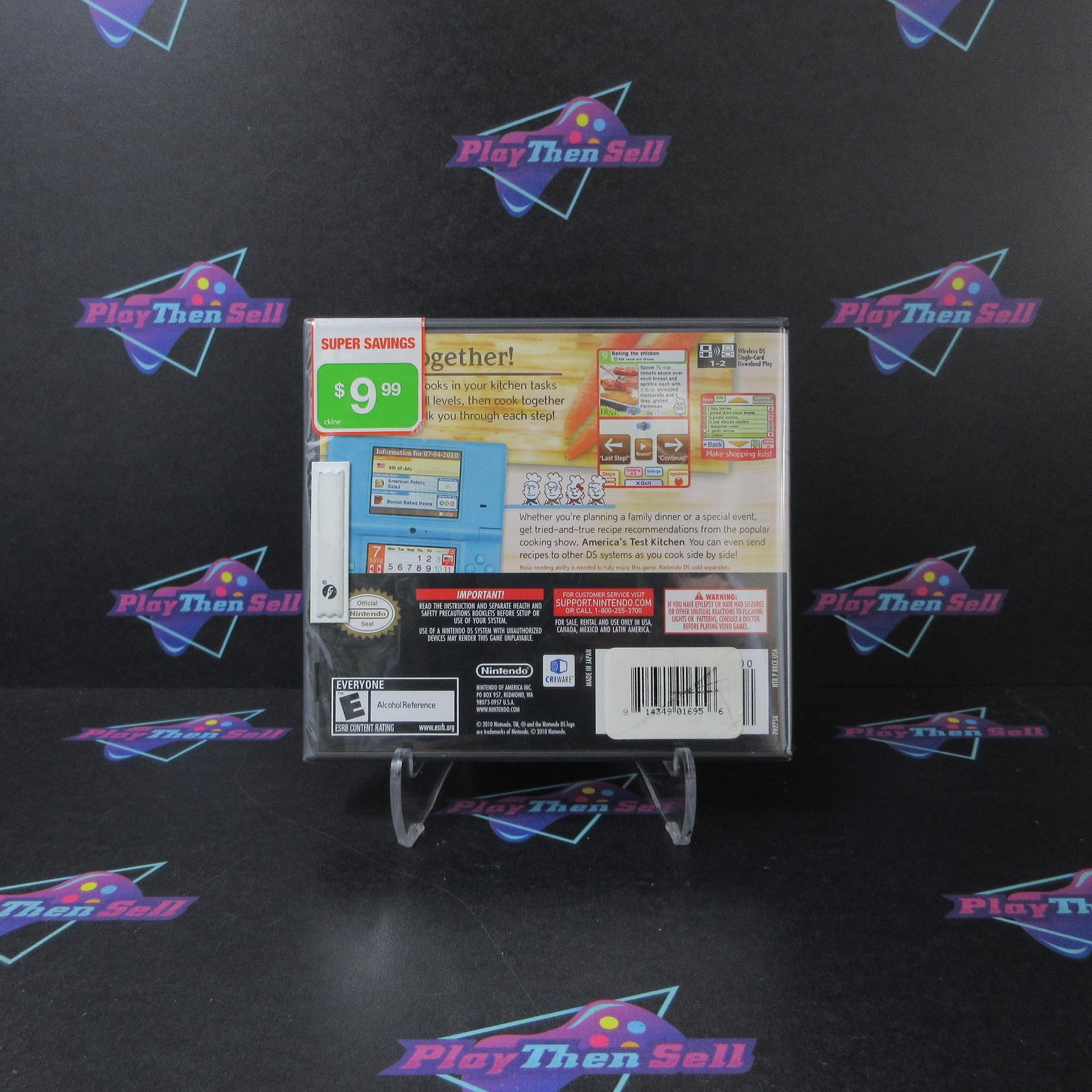 America's Test Kitchen Let's Get Cooking Nintendo DS Brand New - Sealed