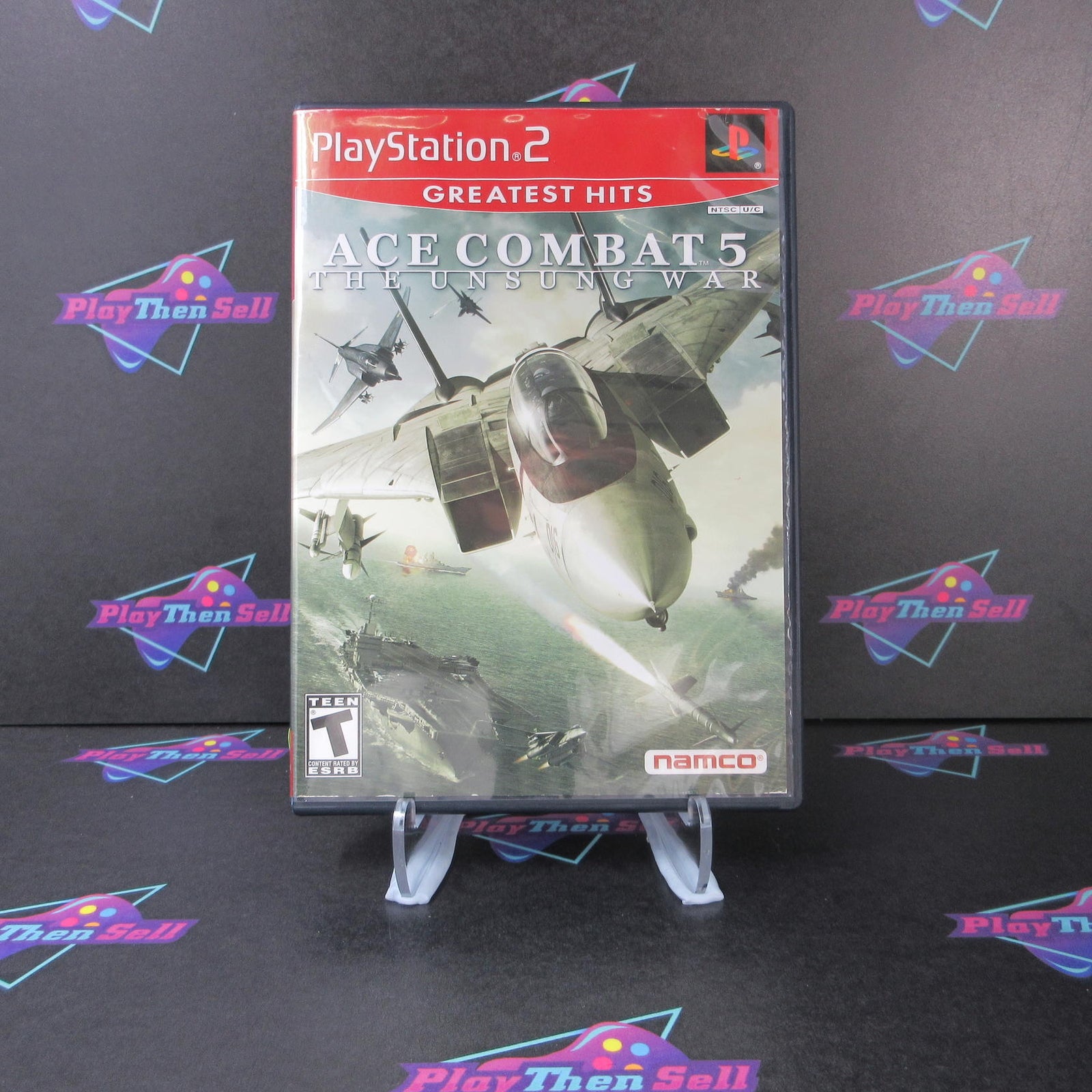 Ace Combat 5 The Unsung War GHPS2 PlayStation 2 - 1 Year Warranty Game & Case