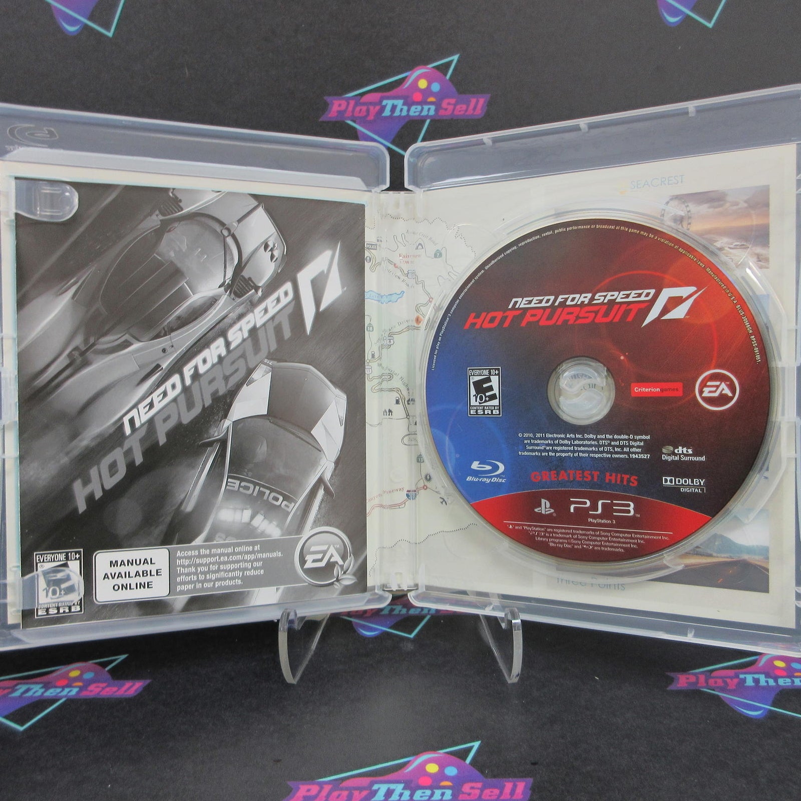 Need for Speed Hot Pursuit PS3 PlayStation 3 GH Complete  - 1 Year Warranty EX..