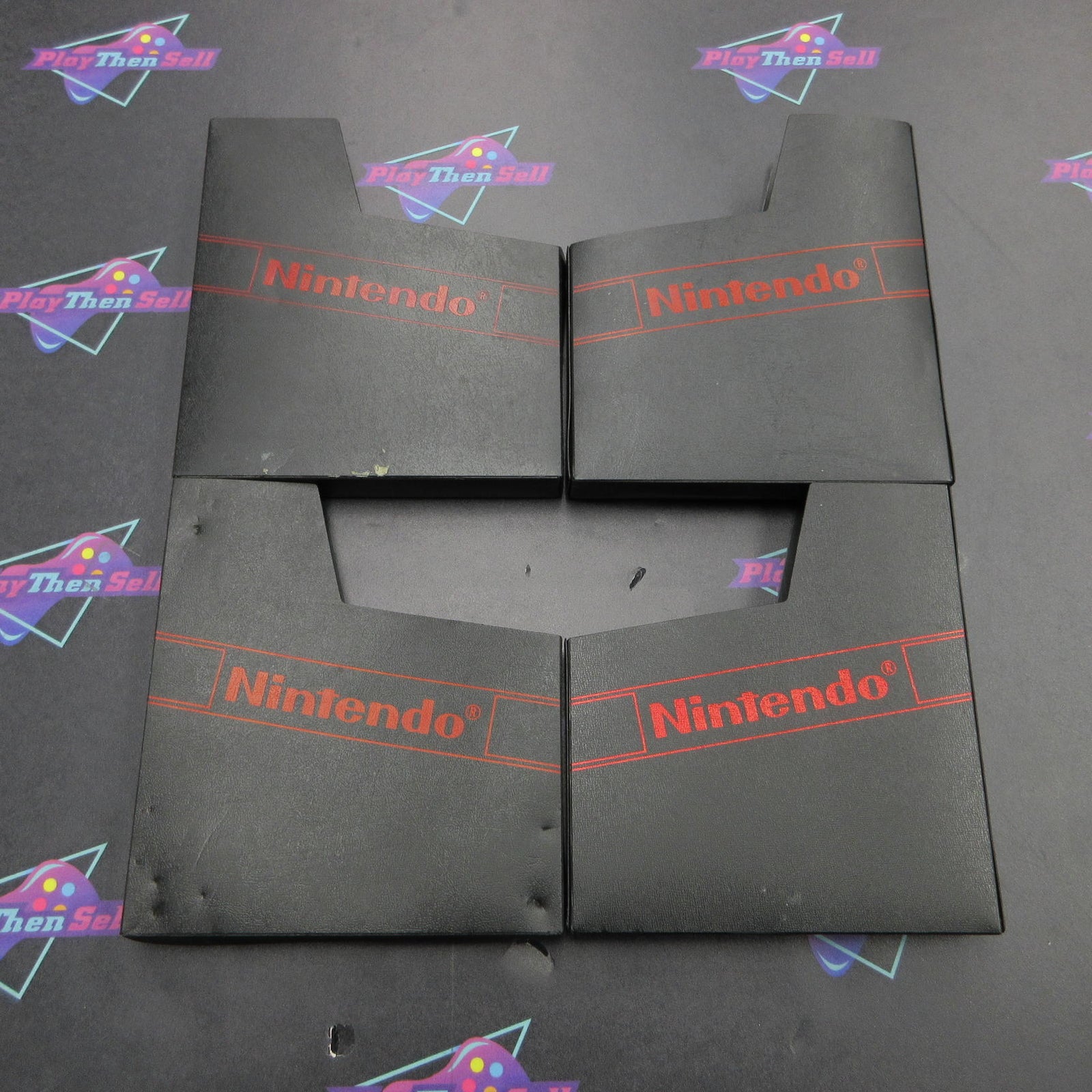 Authentic Nintendo NES Dust Covers NES Game Cartridge Sleeves OEM Logo Lot of 4