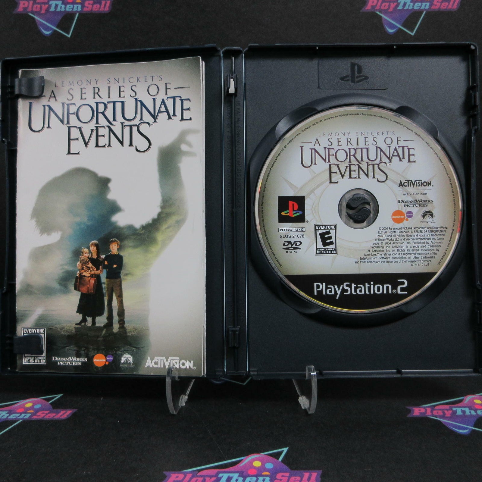Lemony Snicket's A Series of Unfortunate Events PS2 Complete  - 1 Year Warrant..