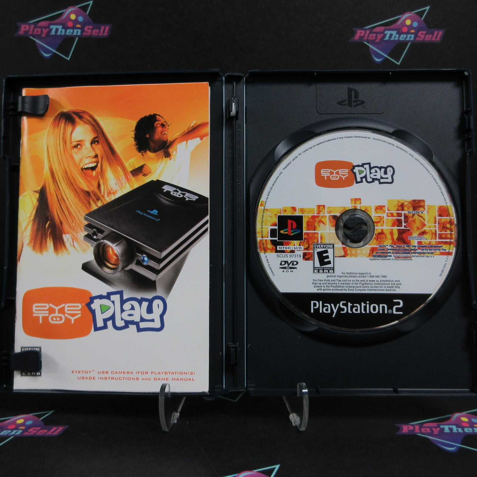 Eye Toy PS2 PlayStation 2 + Reg Card Complete - 1 Year Warranty EX Cond
