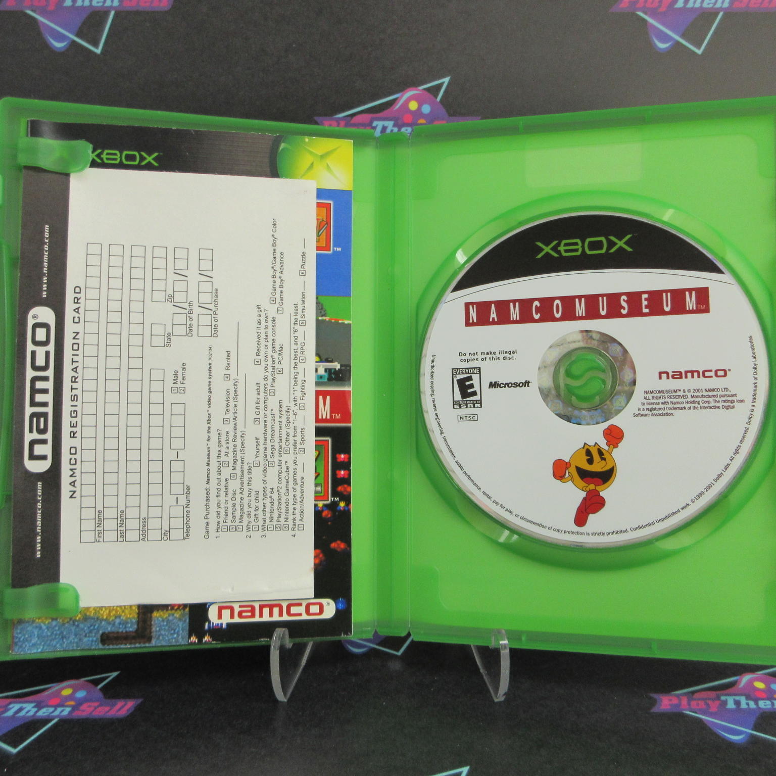 Namco Museum Xbox + Reg Card Complete - 1 Year Warranty EX Cond