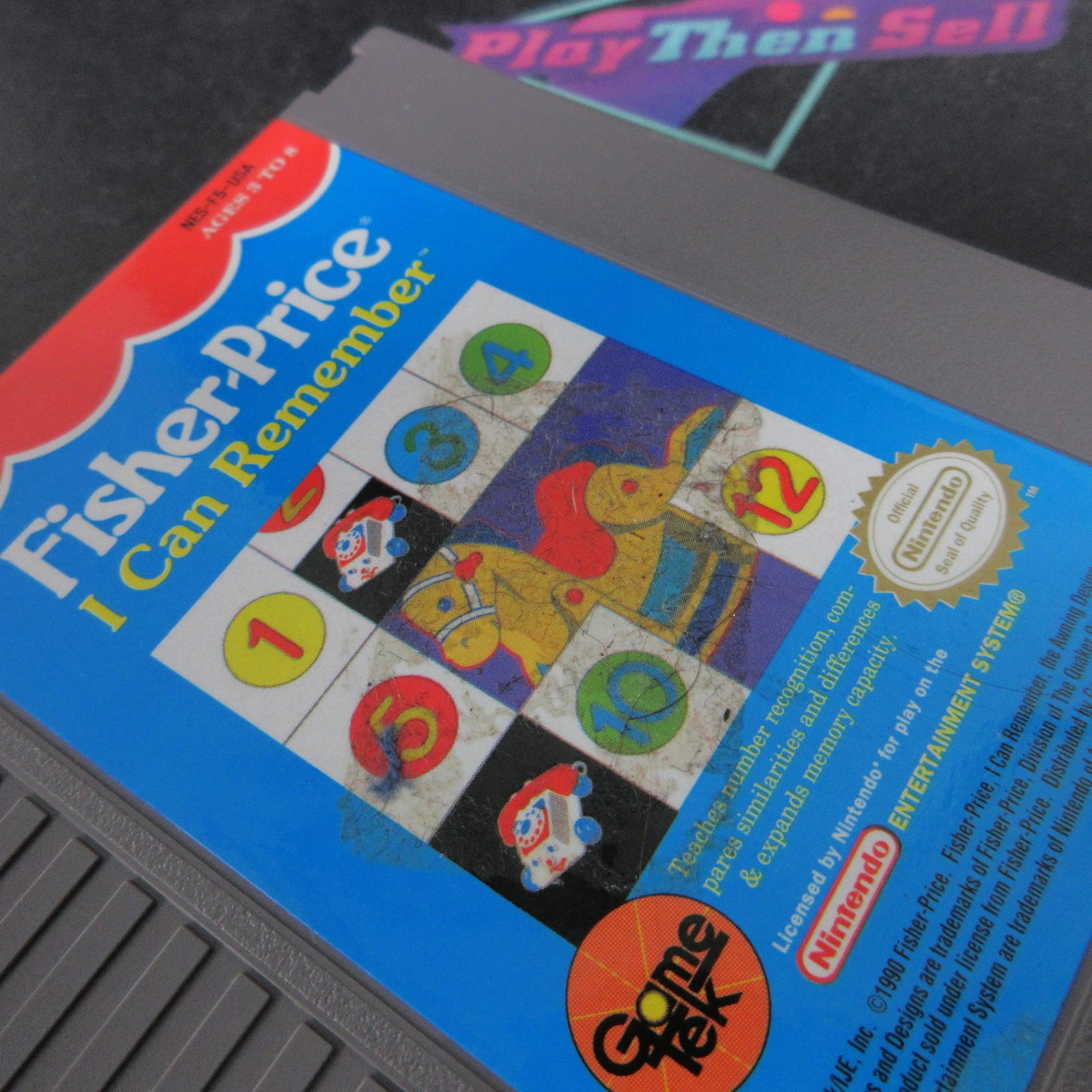 Fisher-Price I Can Remember Nintendo NES Cartridge / Tested - 1 Year Warranty VG