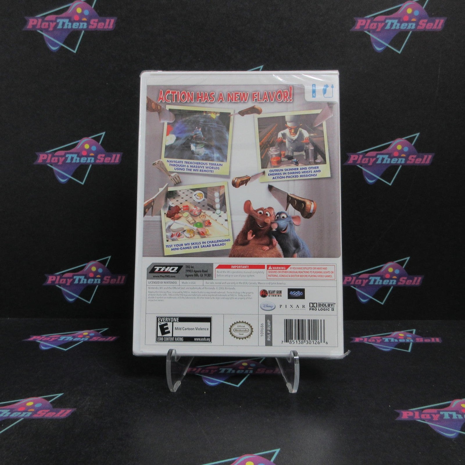 Ratatouille Nintendo Wii - See Pics Brand New - Sealed