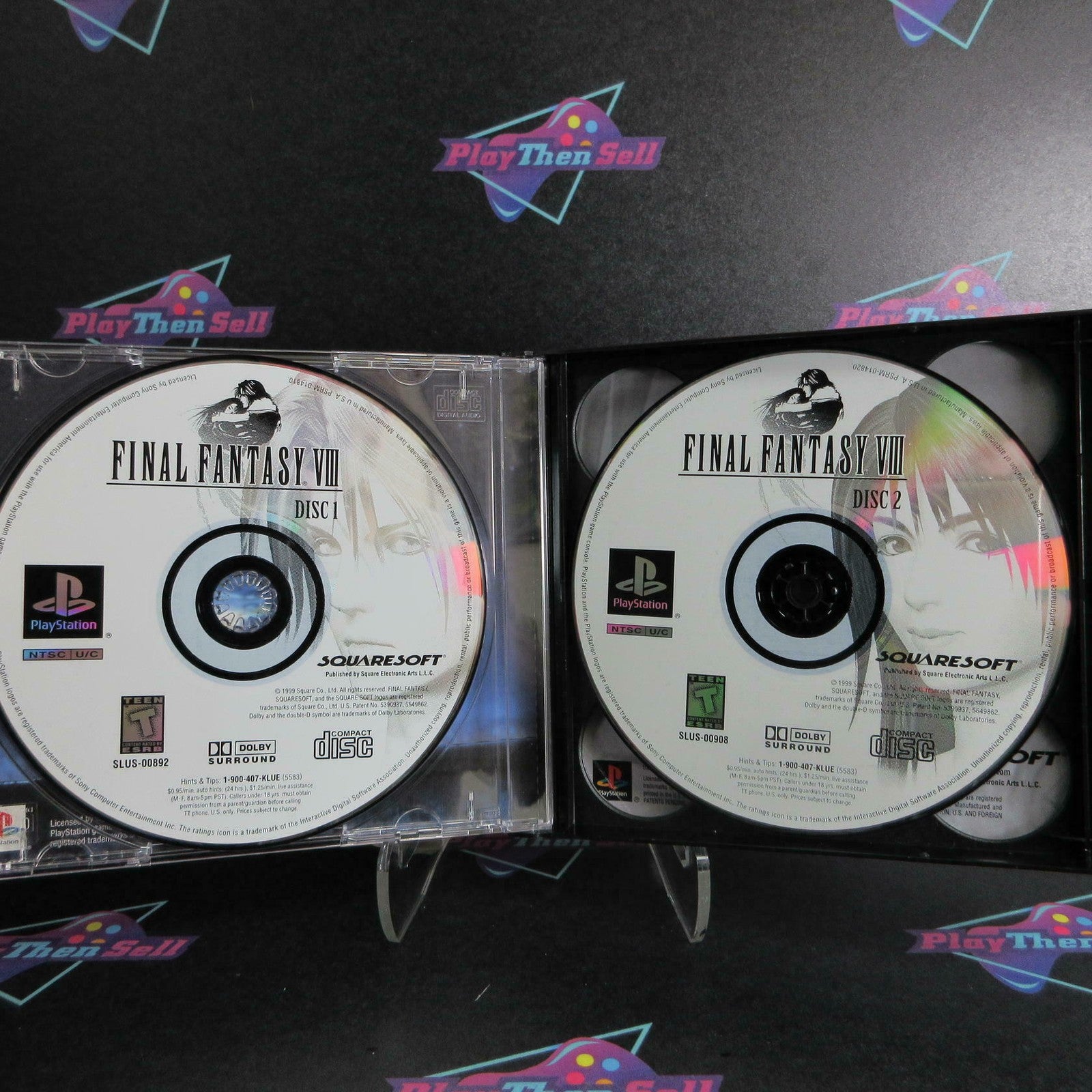 Final Fantasy VIII 8 PS1 PlayStation 1 + Reg Card Complete  - 1 Year Warranty ..